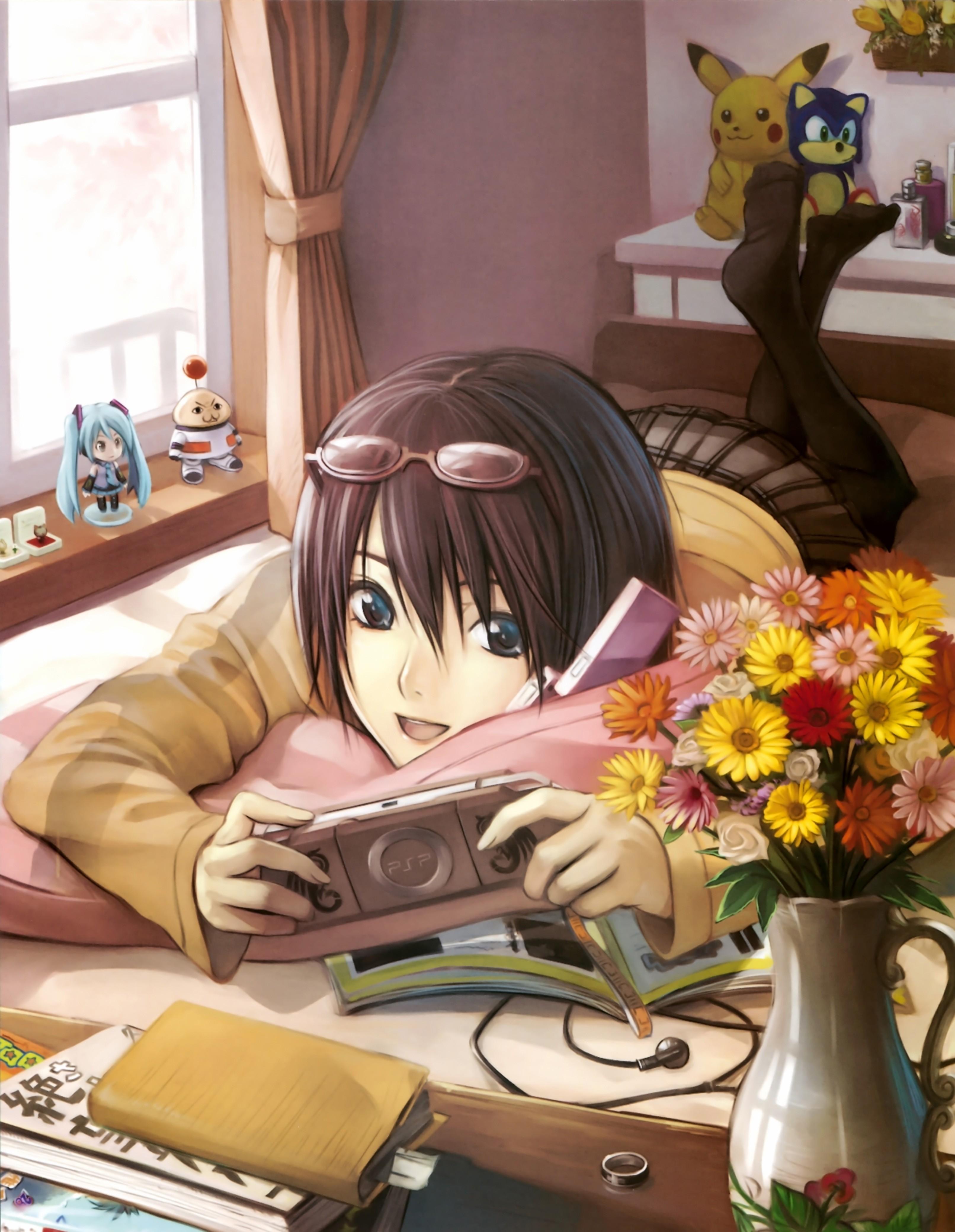 3224x4159 pokemon vocaloid hatsune miku pikachu anime girls sonic playstation portable kurojishi