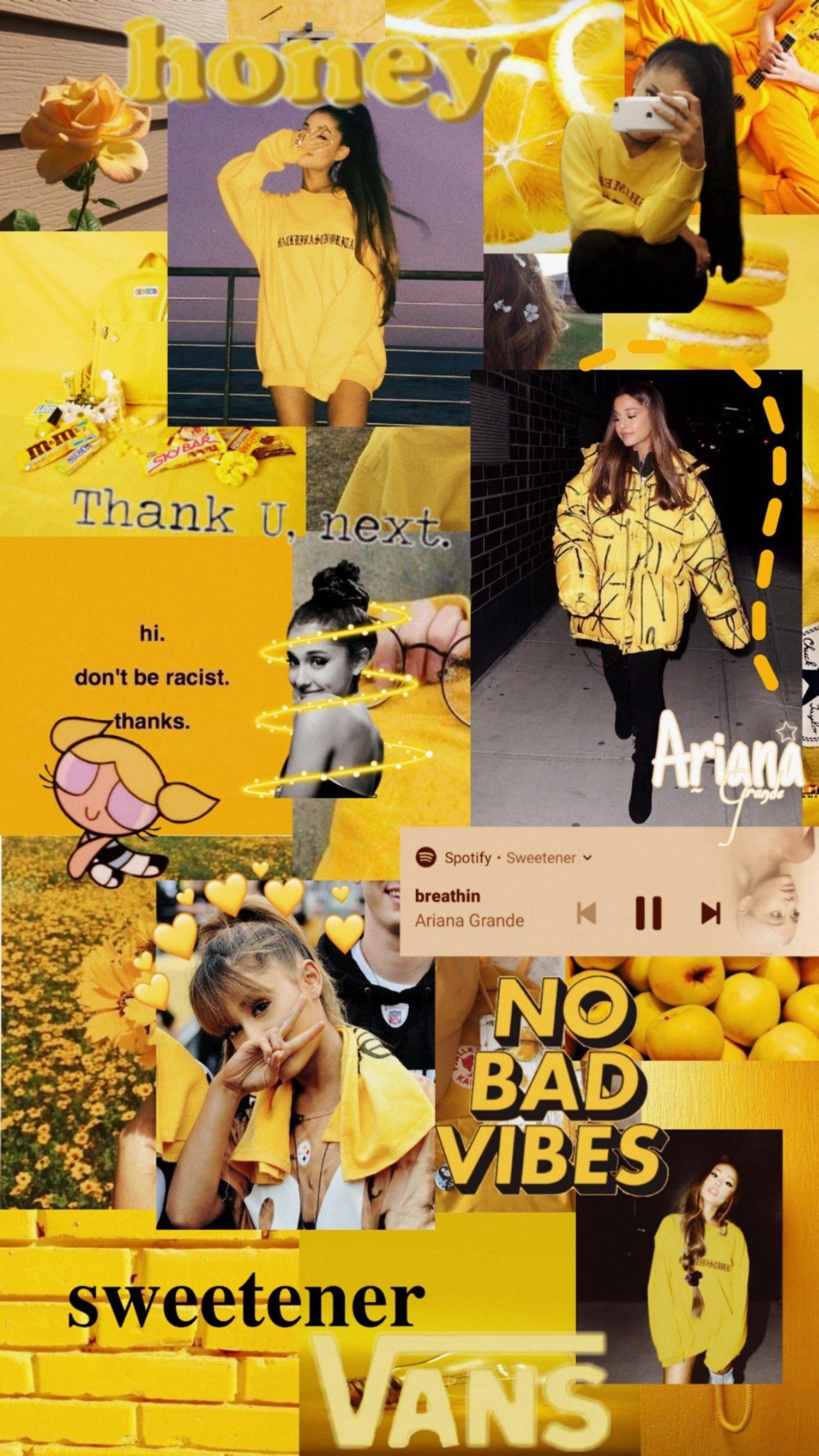 1288x2289 Ariana Grande Yellow Aesthetic. Ariana grande cute, Ariana grande, Ariana grande wallpaper