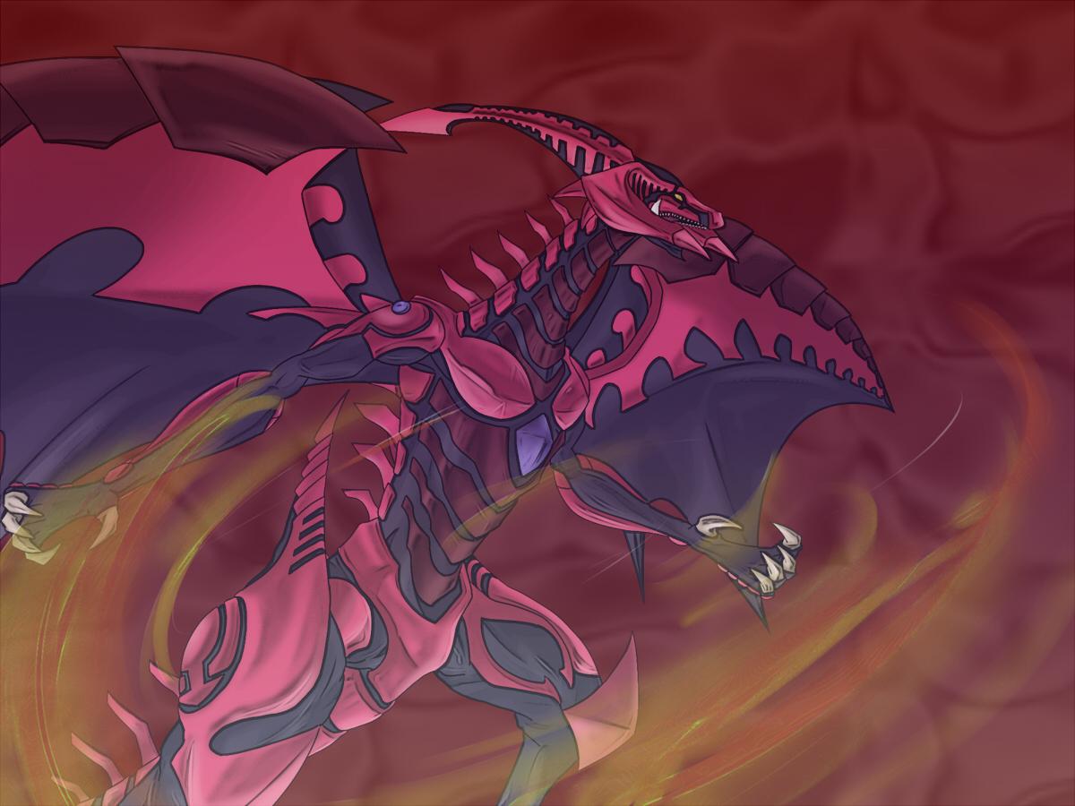 1200x900 Red Nova Dragon Gi Oh! 5D's Anime Image Board