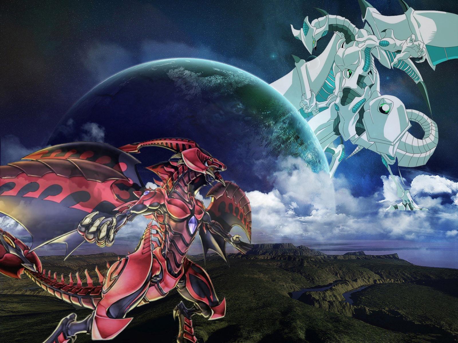 1600x1200 Red and white dragon Desktop wallpaper 1600x1200