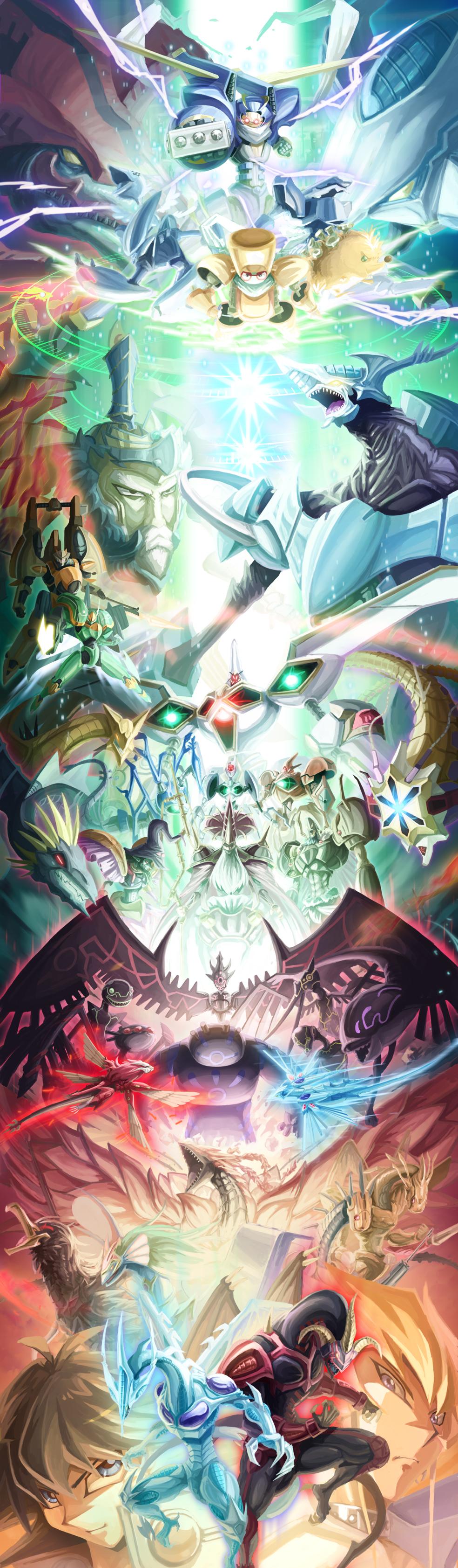 984x3362 Red Nova Dragon, Fanart Anime Image Board