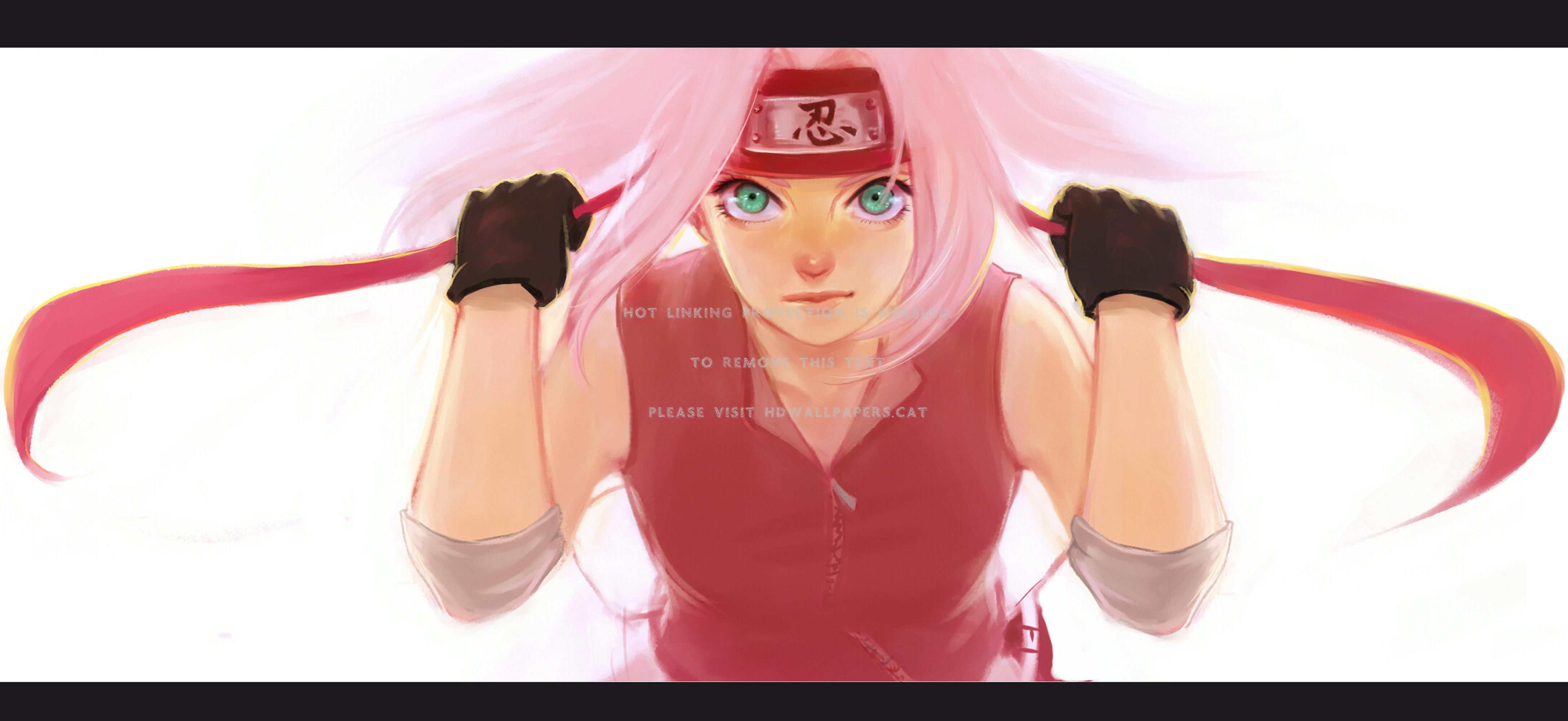 4350x2000 sakura haruno naruto shippuden anime female