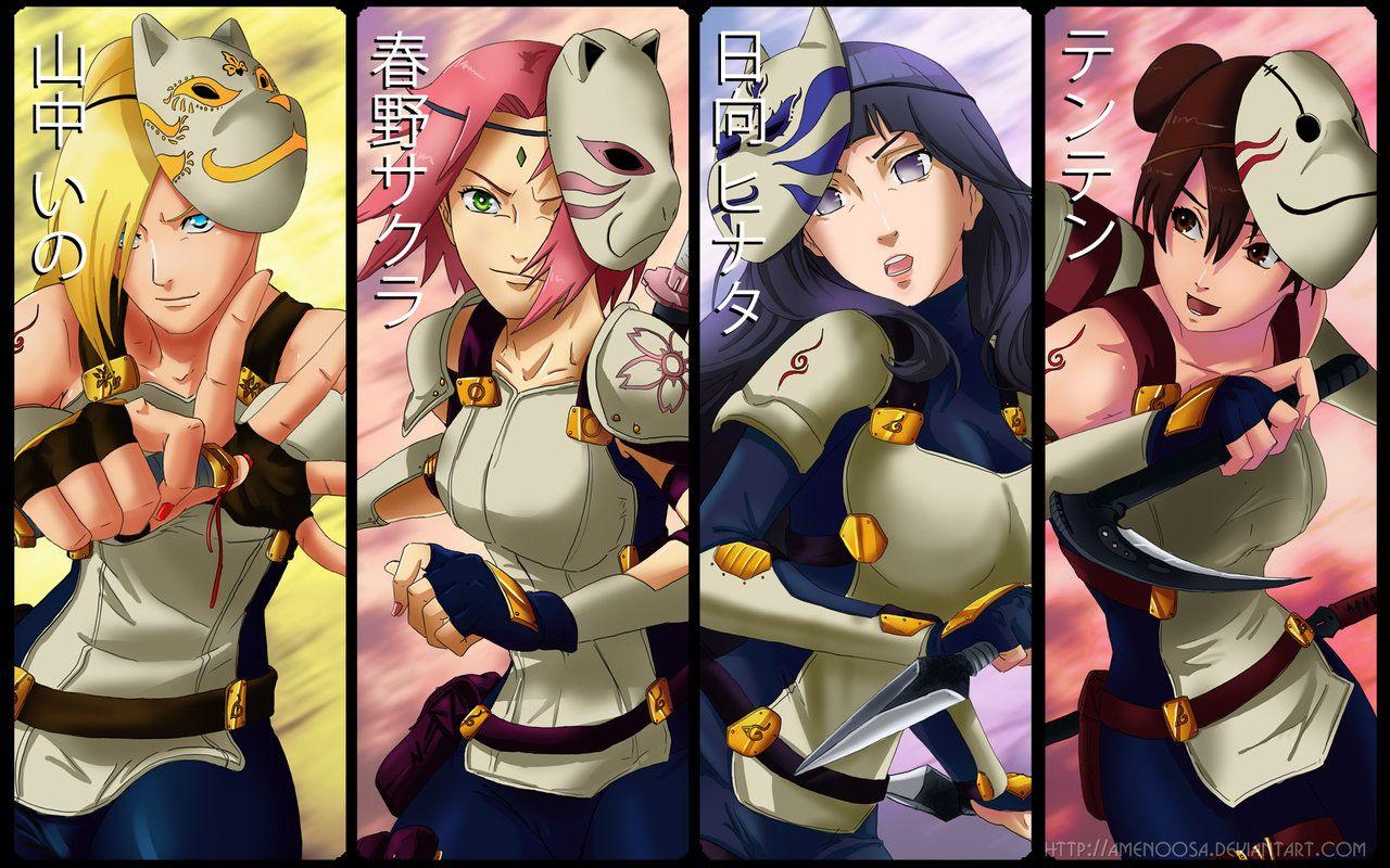 1280x800 naruto girls