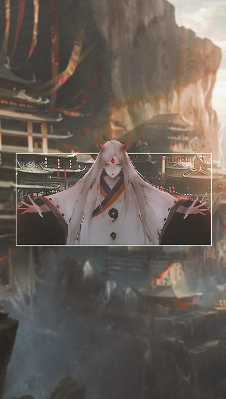 728x1282 Anime Girls, Picture In Picture, Naruto, Kaguya, HD Kaguya Wallpaper HD