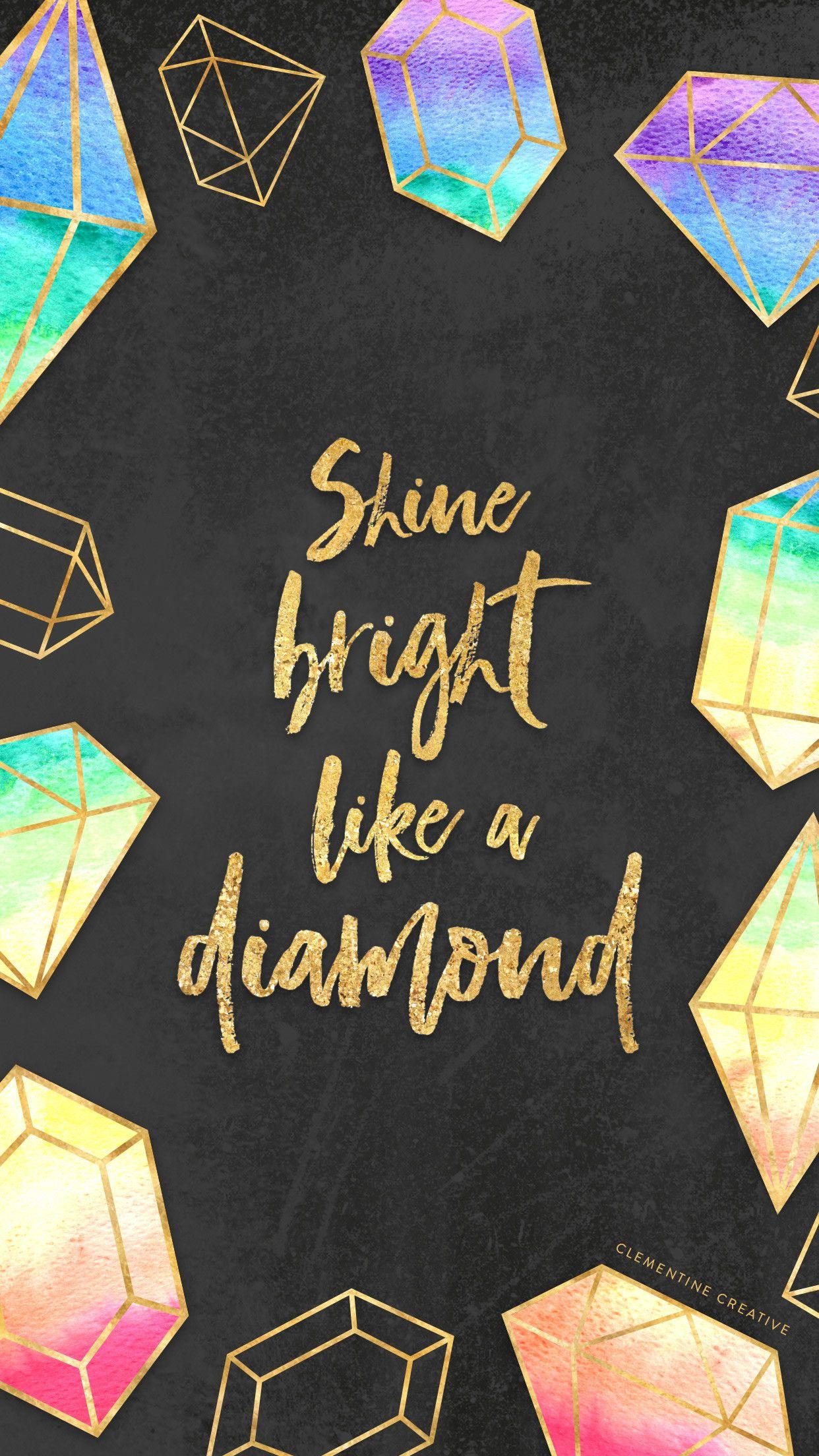 1242x2208 Bright Diamond Wallpaper, HD Bright Diamond Background on WallpaperBat