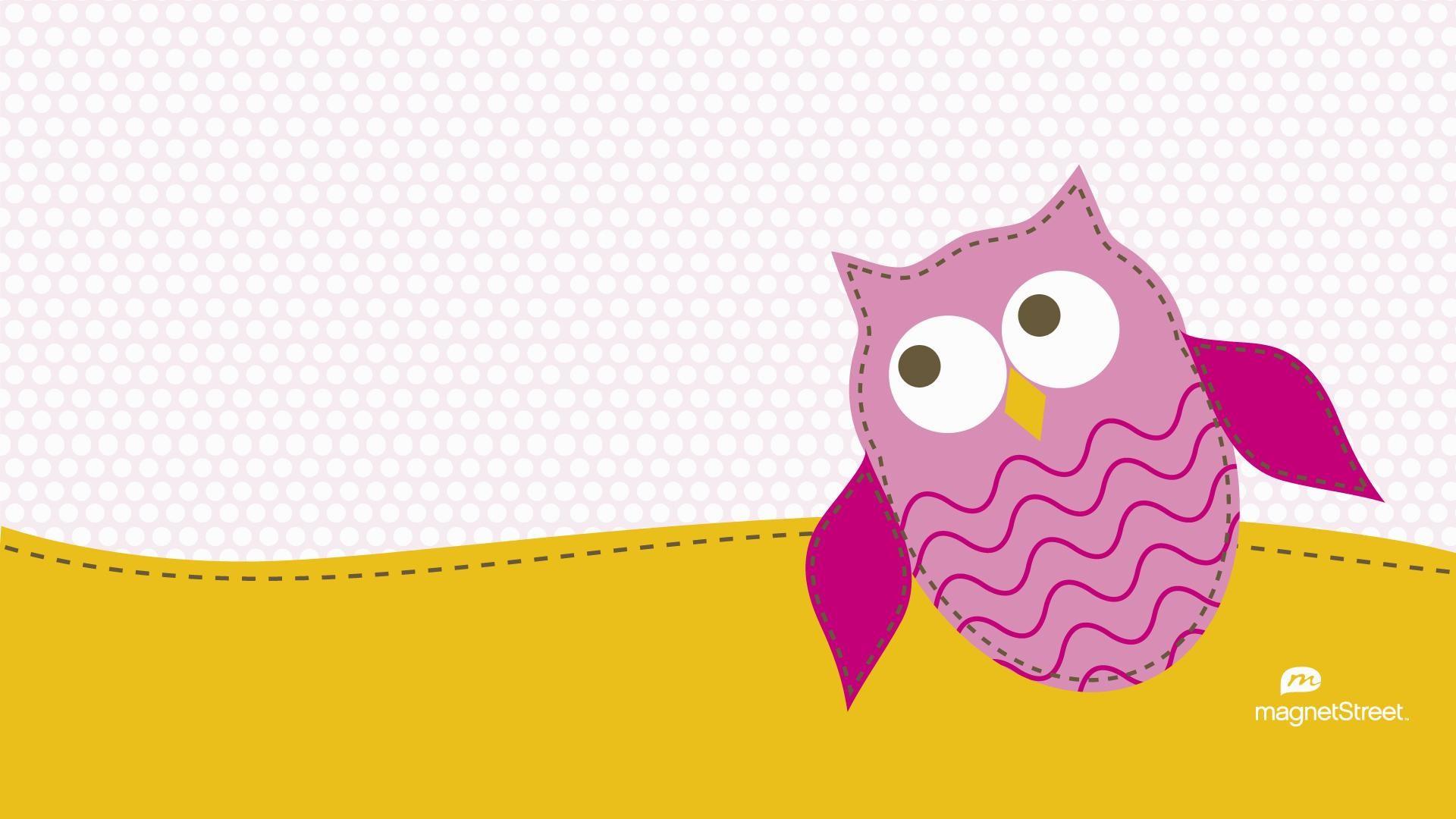 1920x1080 Cute Cartoon Owl