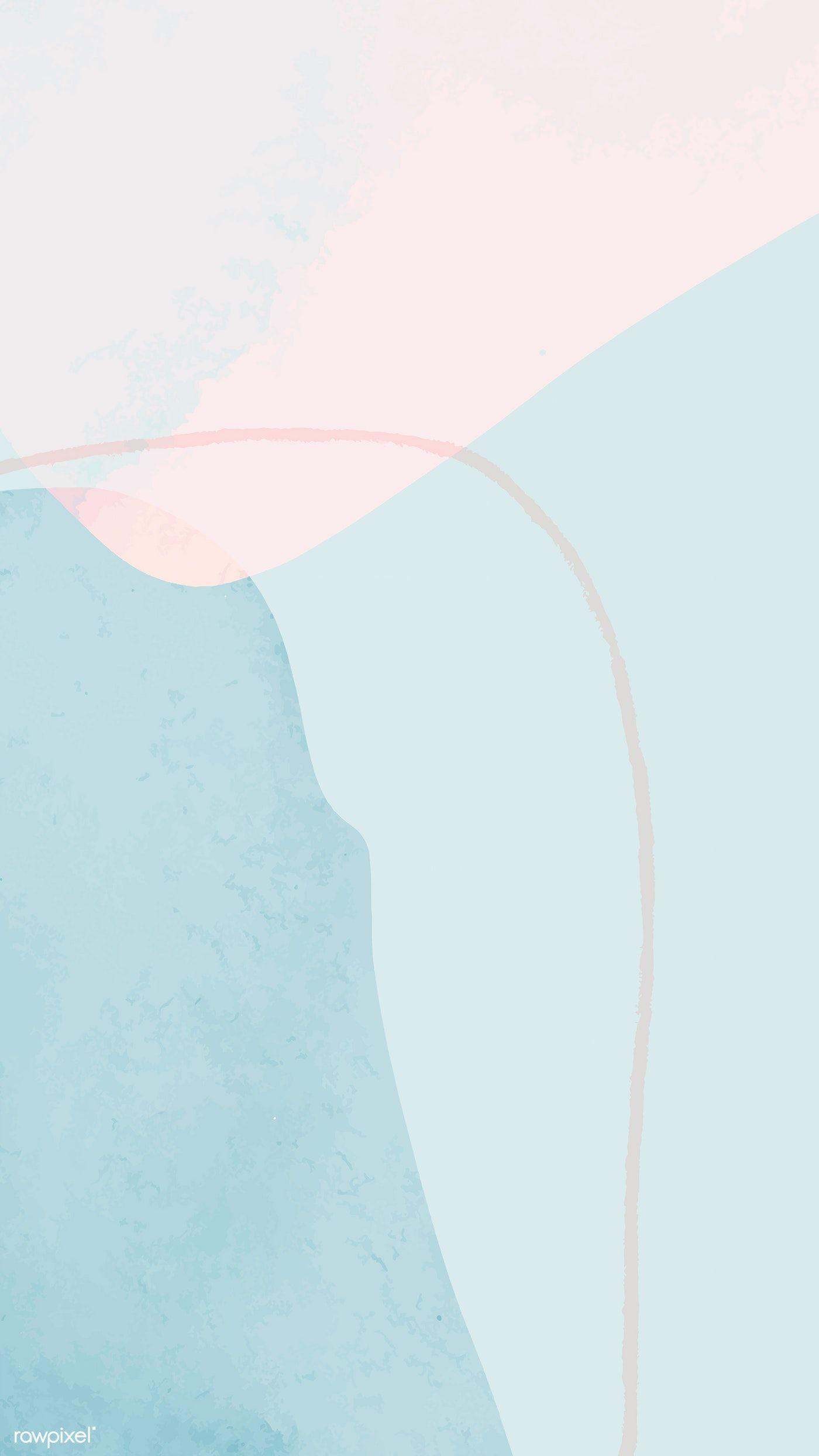 1400x2488 Download premium vector of Abstract watercolor in blue shade background. Abstract iphone wallpaper, Watercolor wallpaper, Abstract