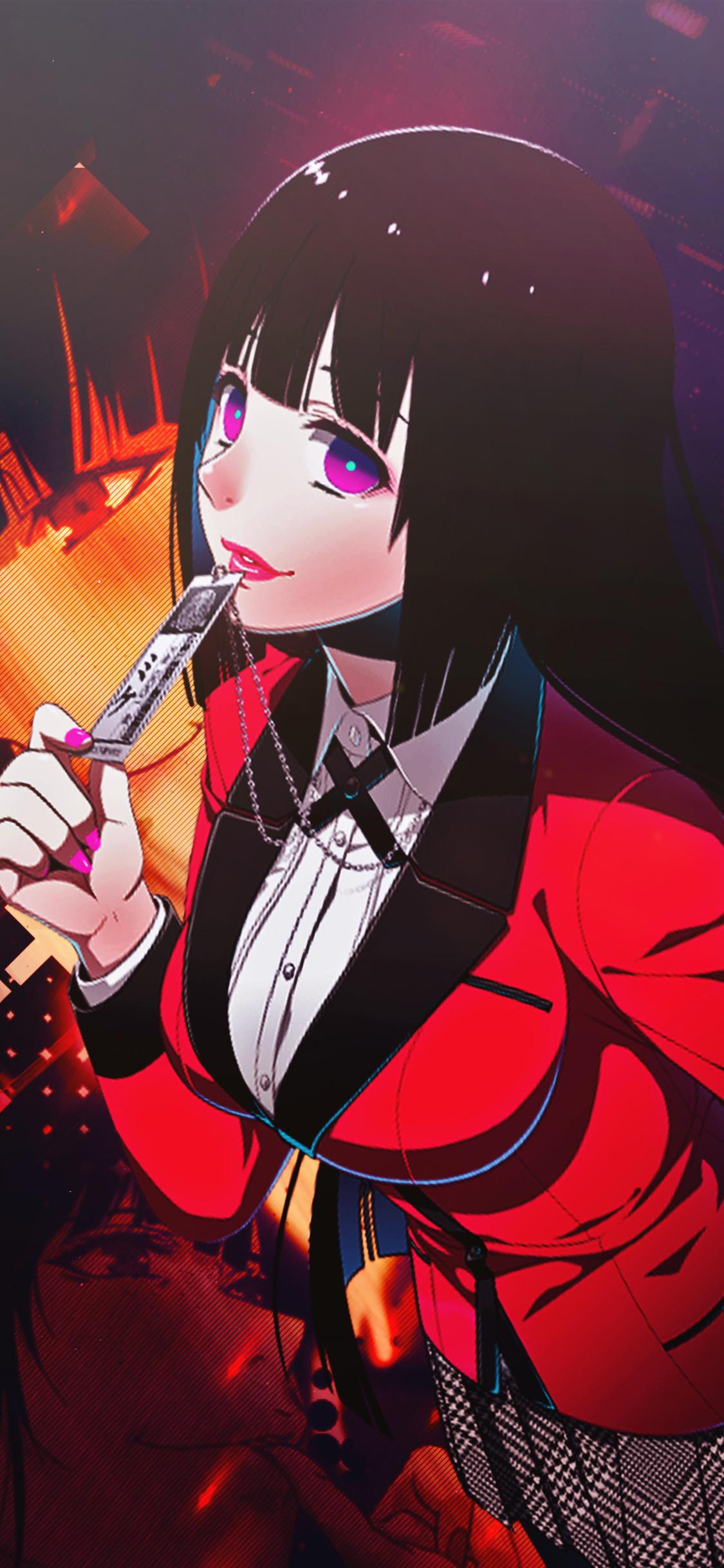 1125x2436 Jabami Yumeko Kakegurui Anime Girl 4k iPhone XS, iPhone iPhone X HD 4k Wallpaper, Image, Background, Photo and Picture