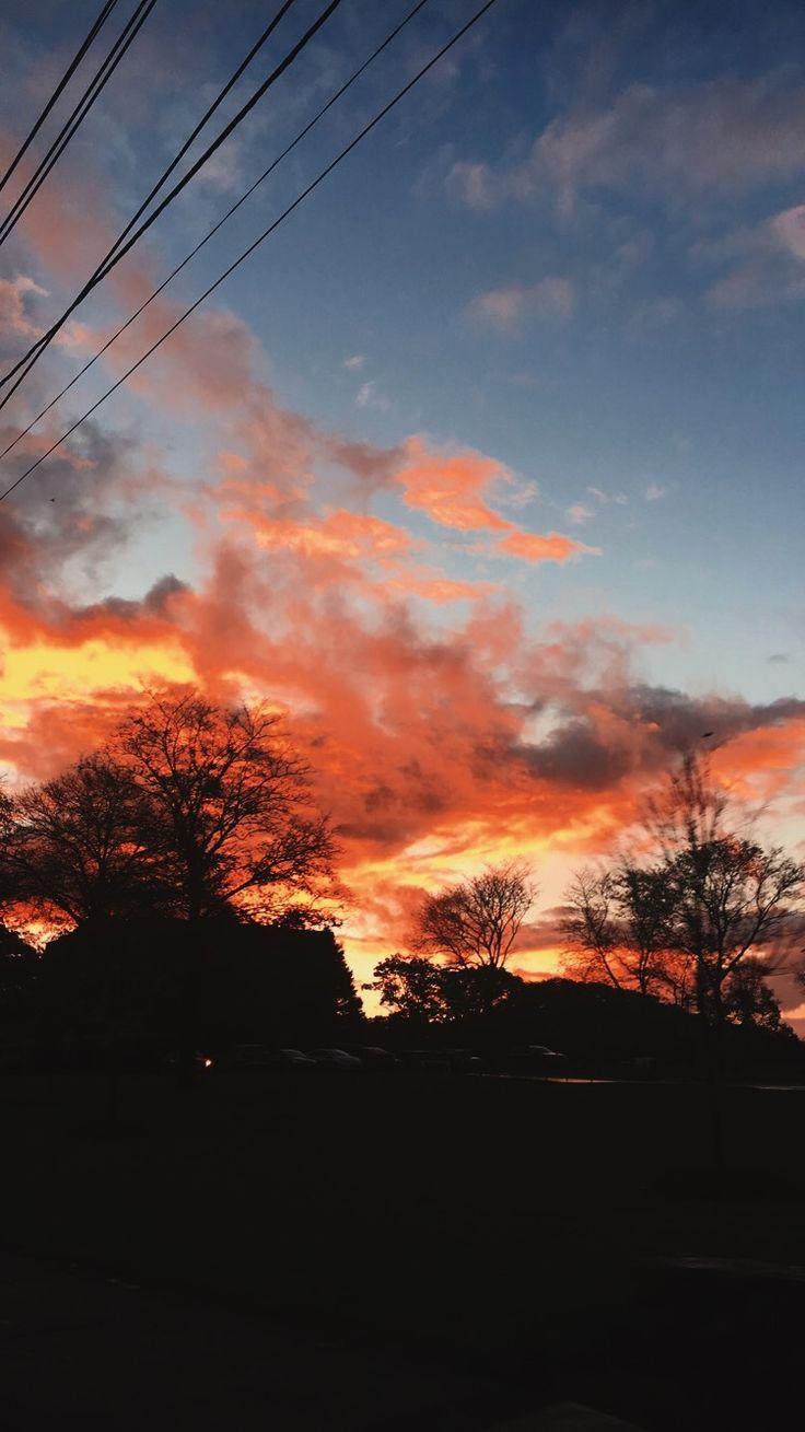 736x1309 sunset #sky #cloud #city - #hintergrundbilder. Latar belakang, Fotografi alam, Estetika langit