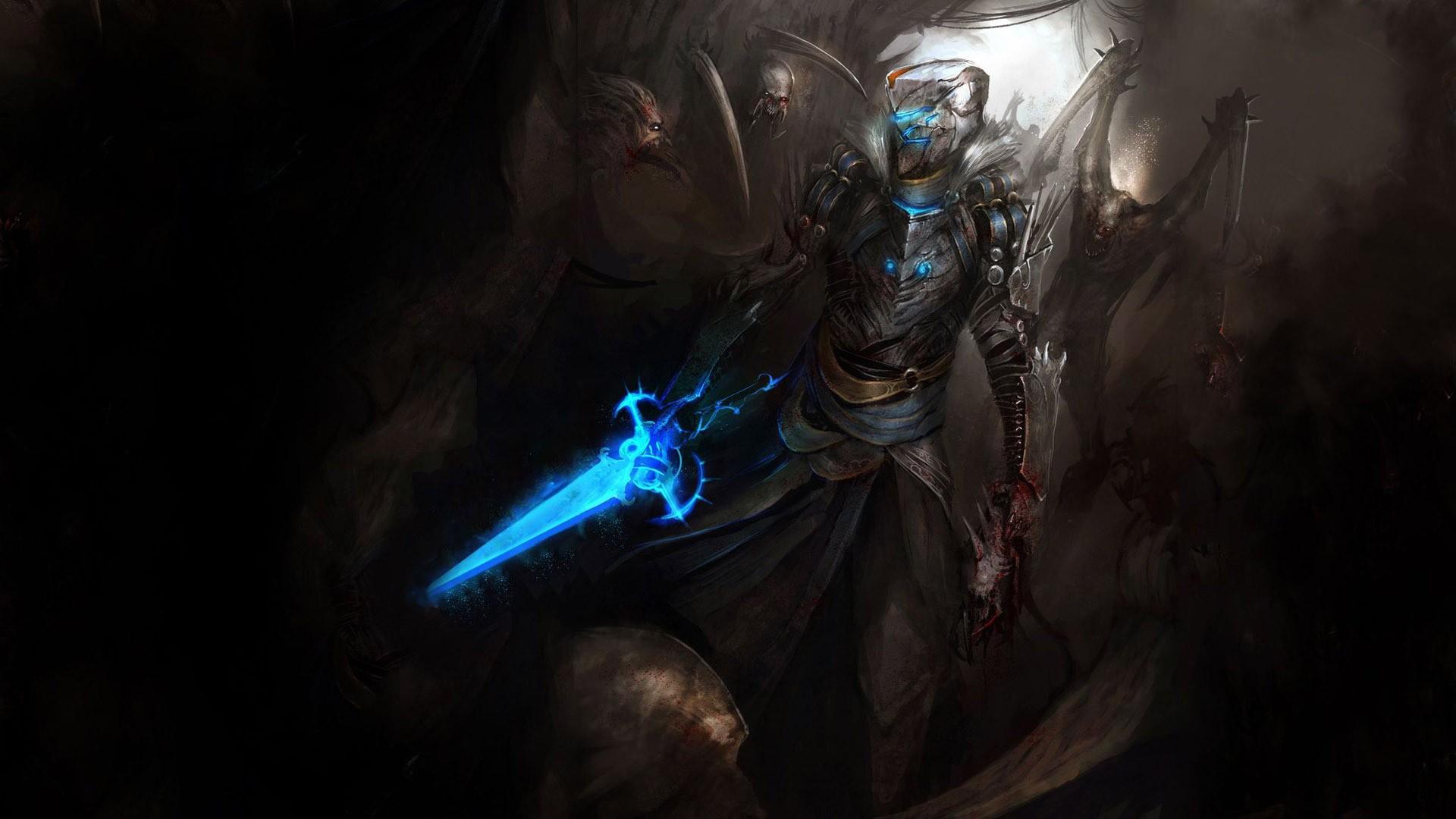 1920x1080 #Dead Space, #video games, #medieval, #artwork, #Isaac Clarke, # knight, #warrior, wallpaper. Mocah HD Wallpaper