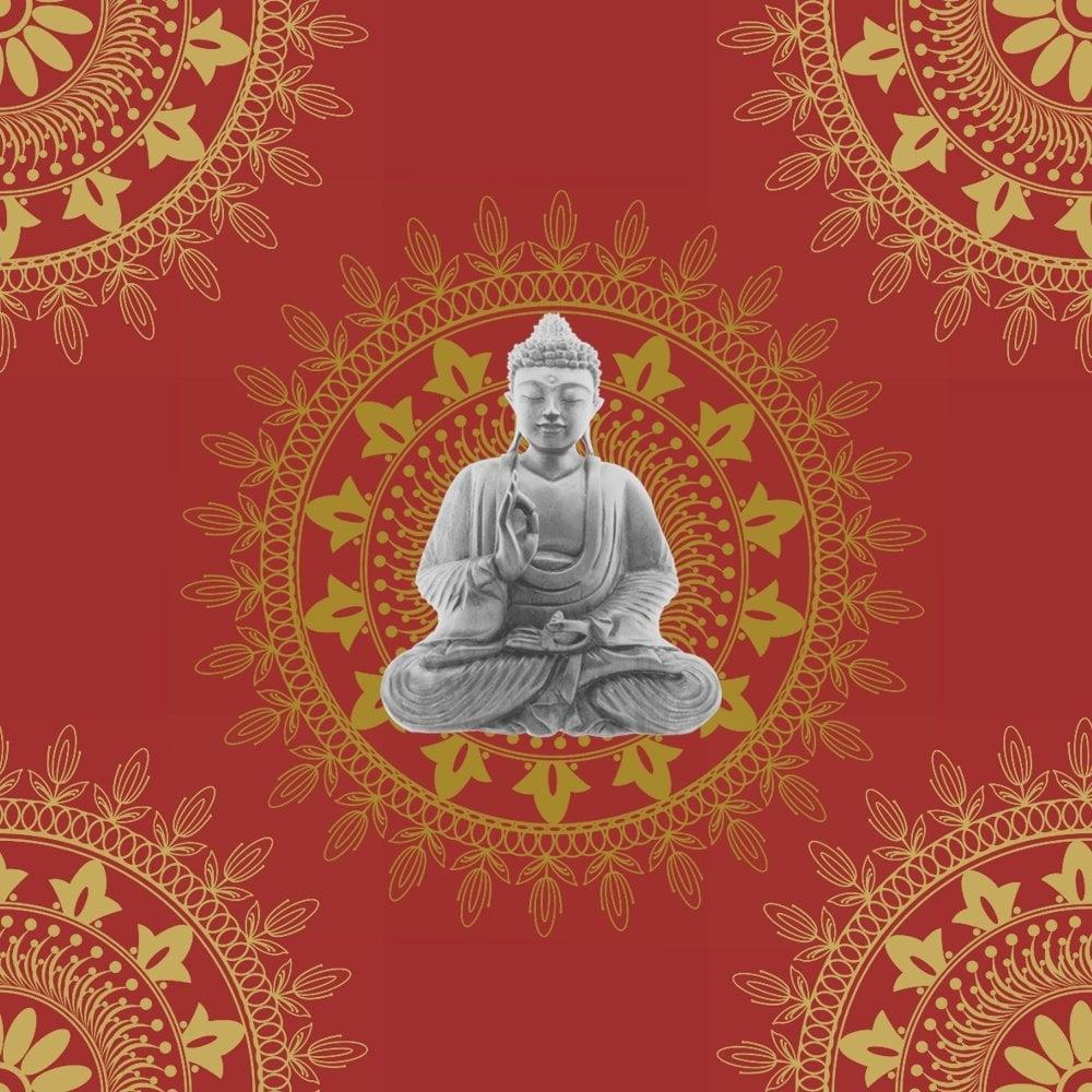 1000x1000 Buddha Wallpaper Art Cool Black White HD Wallpaper