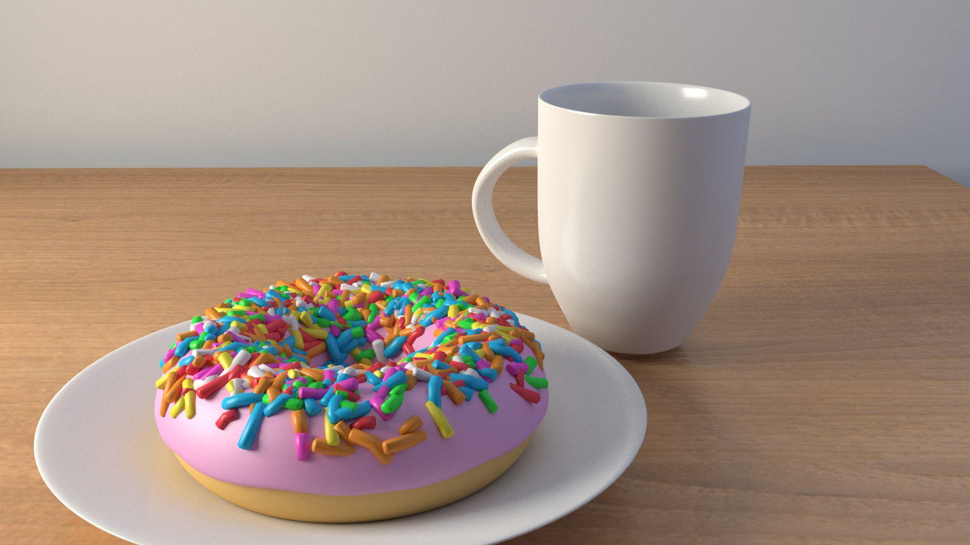 1920x1080 Donuts and Coffee, Fiona Thomson