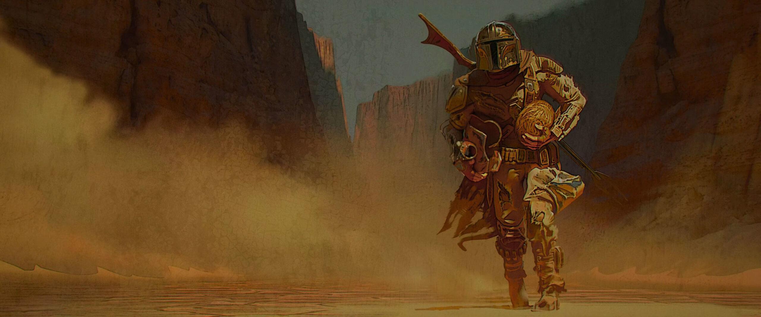 2560x1067 4k the Mandalorian Art 2020 3840×1600