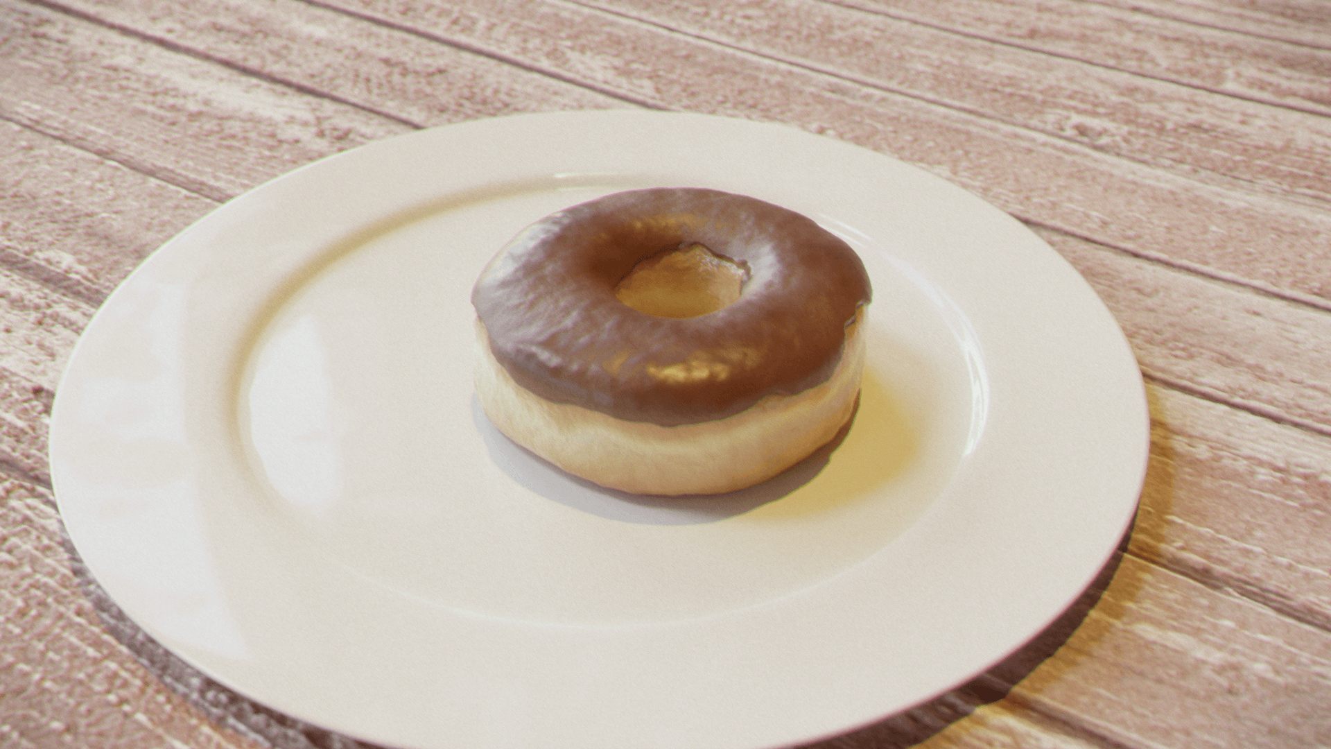 1920x1080 I attempted to make a donut with a single procedural texture