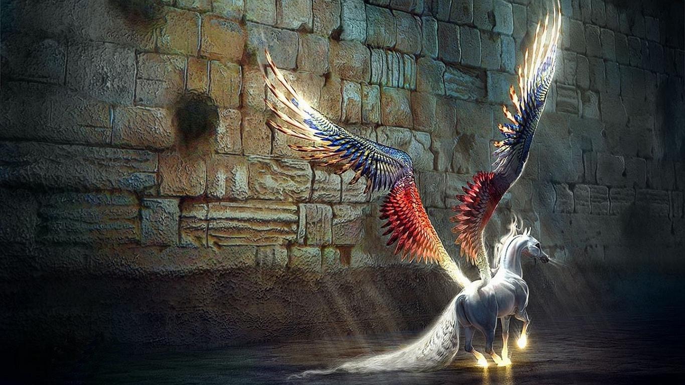 1366x768 Pegasus wallpaper 1366x768 (laptop) desktop background