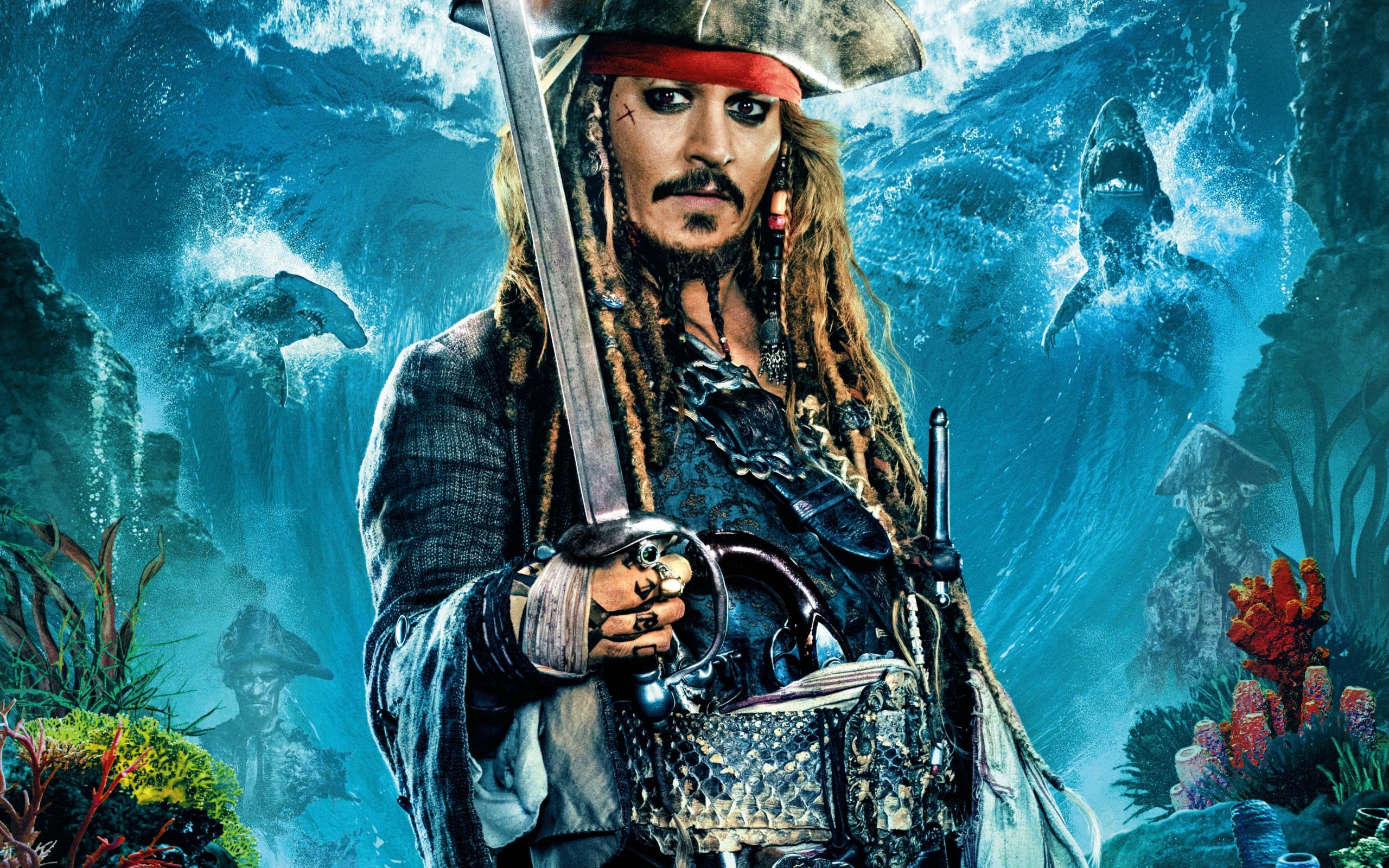 2560x1600 Desktop Wallpaper Pirates Of The Caribbean: Dead Men Tell No Tales, 2017 Movie, Jack Sparrow, Johnny Depp, Pirates, HD Image, Picture, Background, Yotrkp