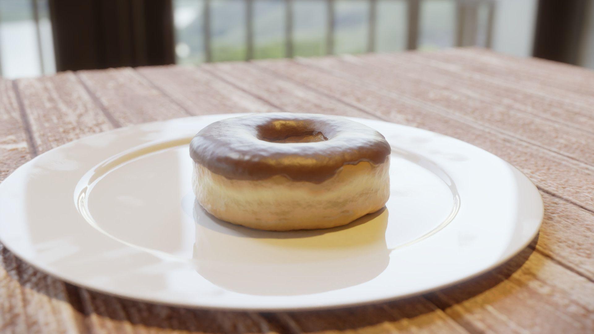 1920x1080 Procedural textured donut, Janus Larsen