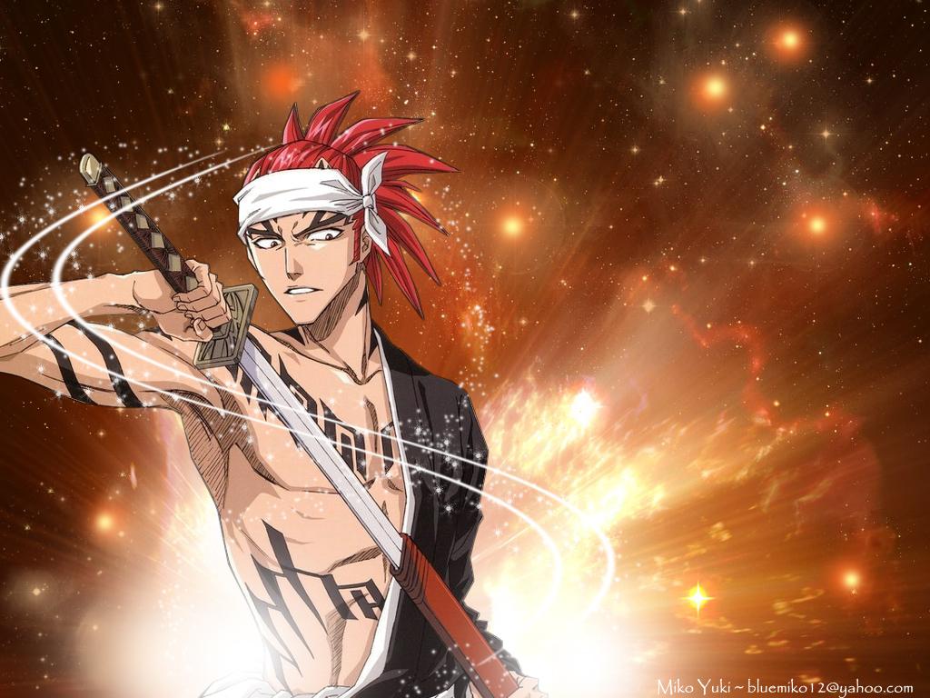 1024x768 Bleach Wallpaper: Abarai Renji