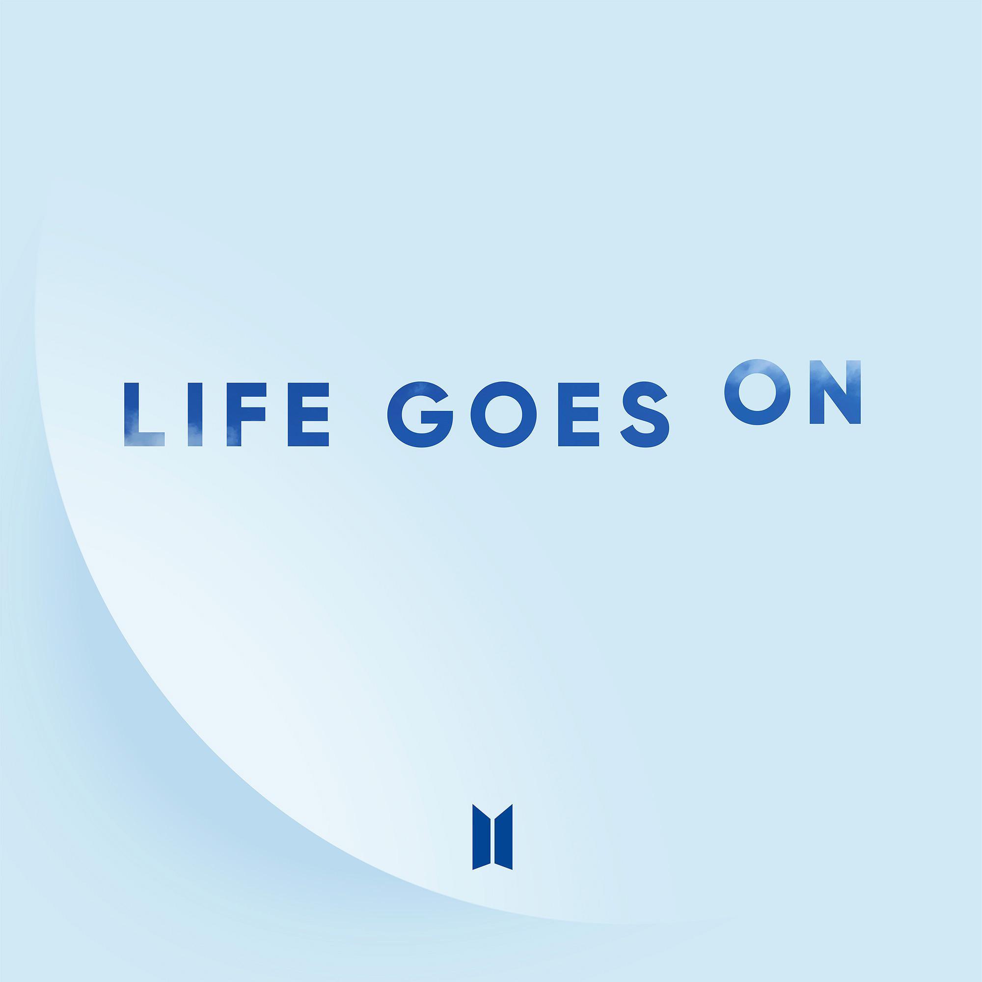 2000x2000 BTS Life Goes On Wallpaper