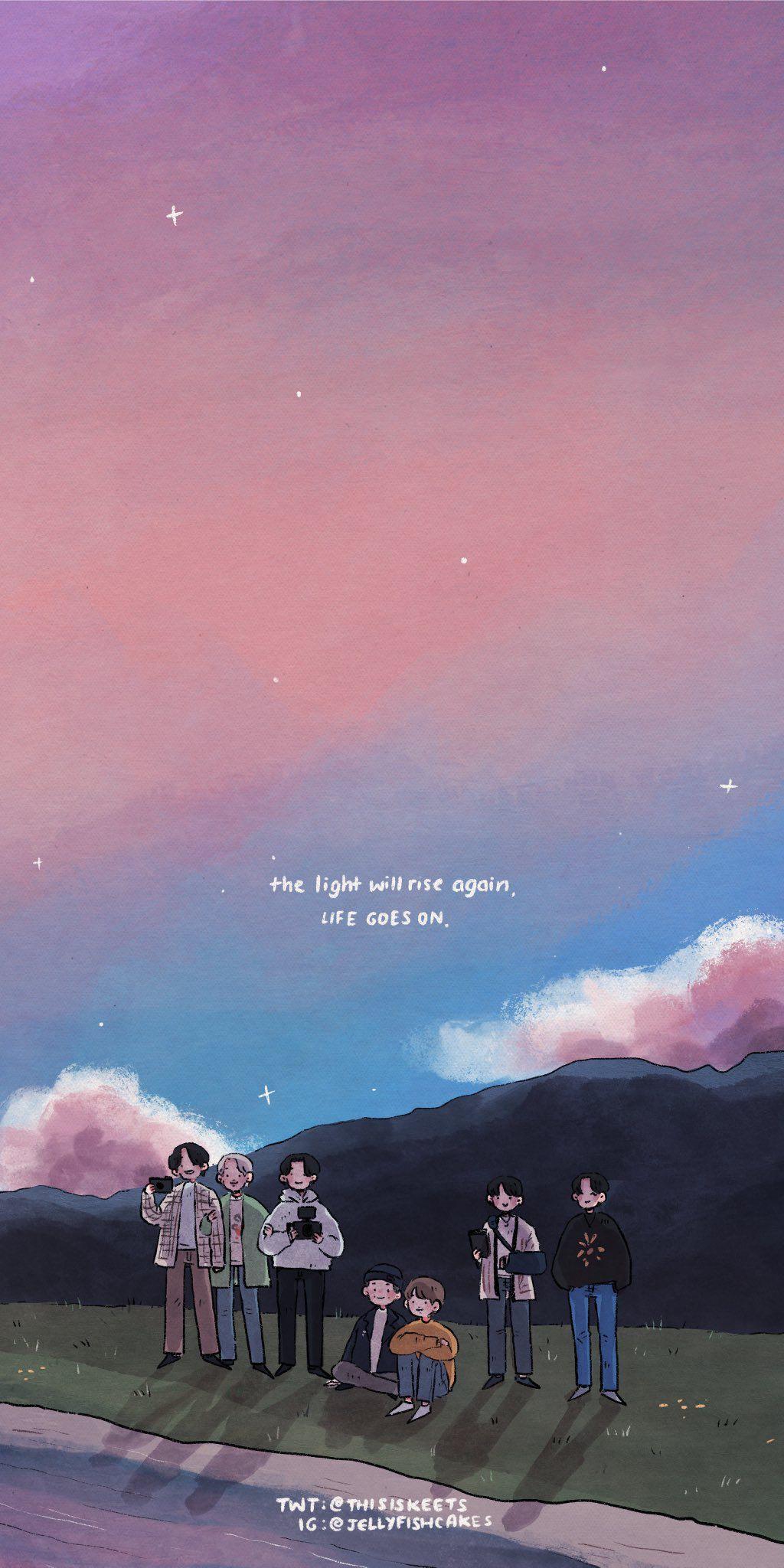 1024x2048 BTS fanart. Bts wallpaper, Bts drawings, Bts picture