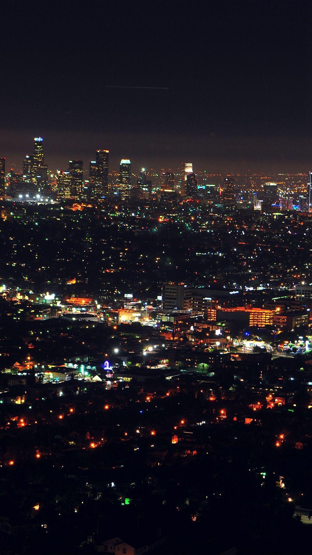 Night Skyline Iphone Wallpaper Technology