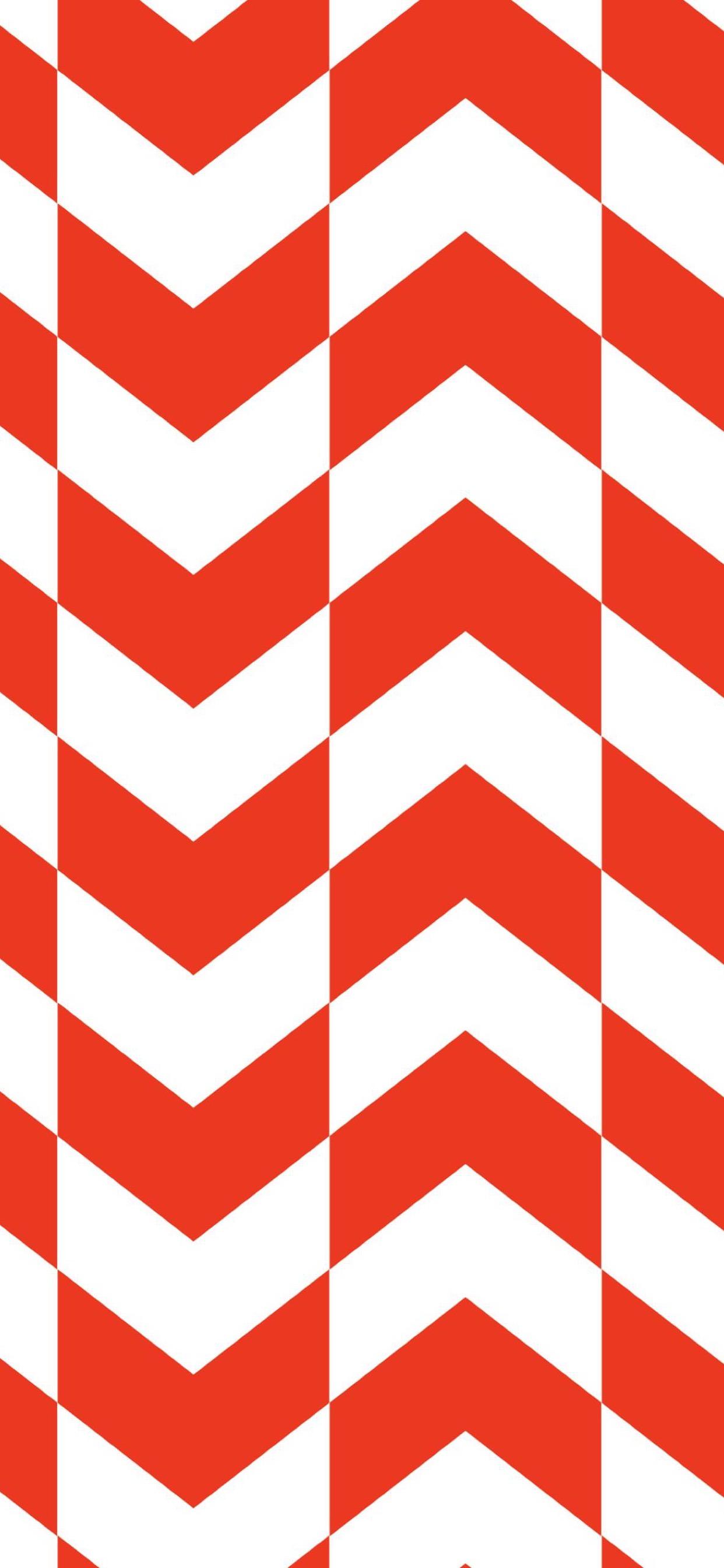1242x2688 Pattern red and white arrow. wallpaper.sc iPhone XS Max
