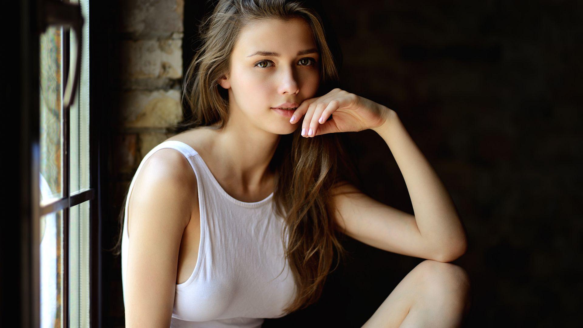 1920x1080 Desktop wallpaper beautiful, girl model, HD image, picture, background, dc140e