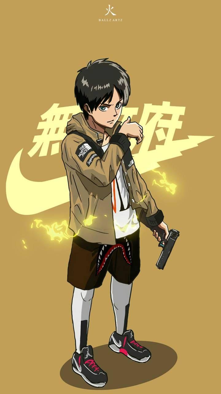 720x1280 Download Wallpaper Eren Yeager HD Untuk Android/iPhone