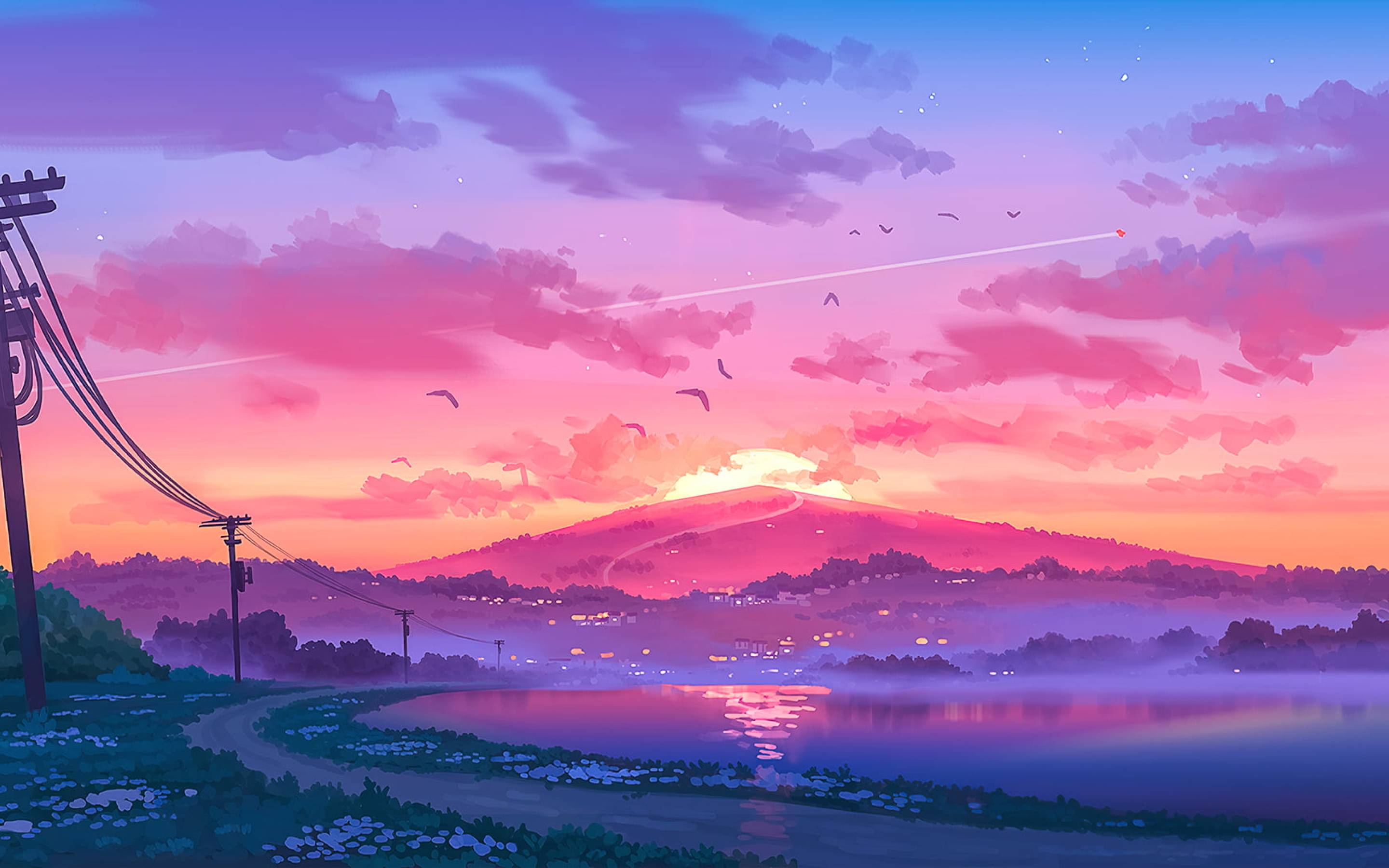 2880x1800 Landscape Pixel Art Macbook Pro Retina Wallpaper, HD Artist 4K Wallpaper, Image, Photo and Background