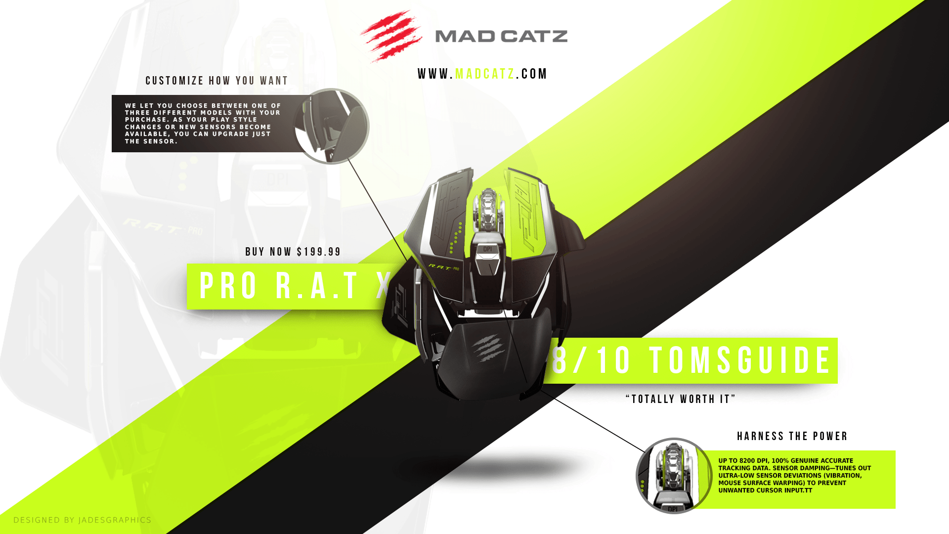 1920x1080 Mad Catz R.A.T Pro X Advertisement