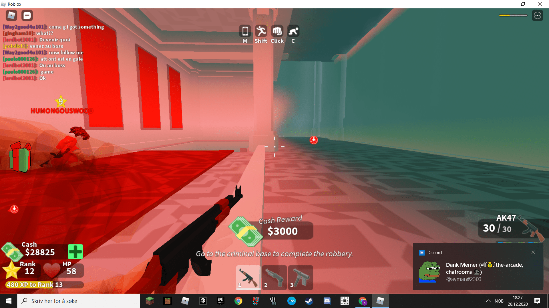 1920x1080 More space in the bank in mad city: roblox