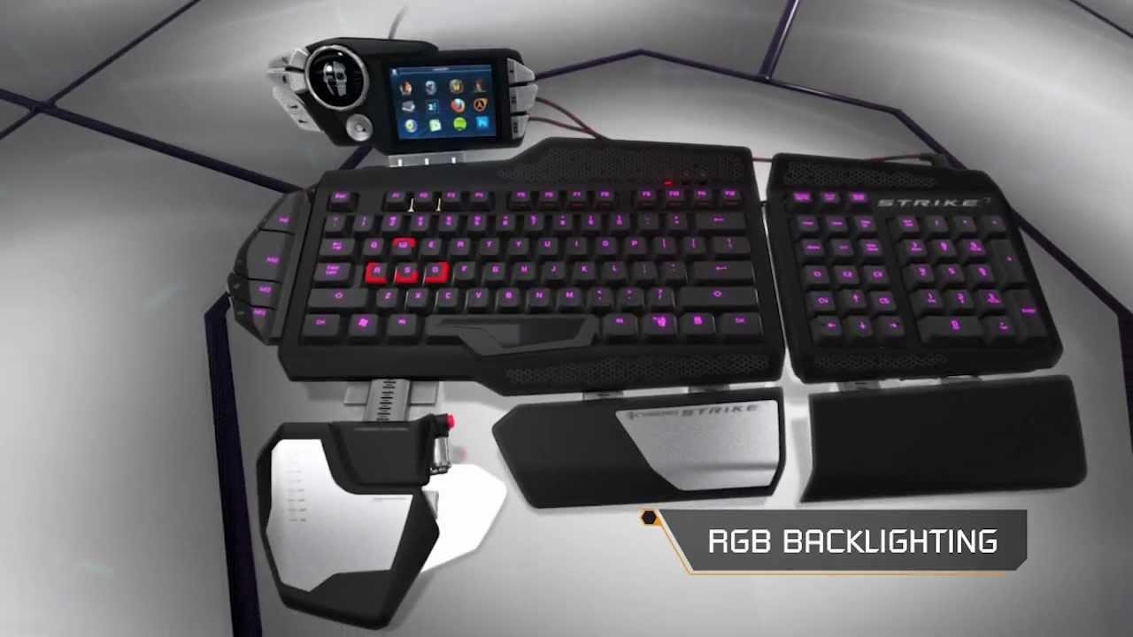 1280x720 Mad Catz Cyborg S.T.R.I.K.E.7 Gaming Keyboard