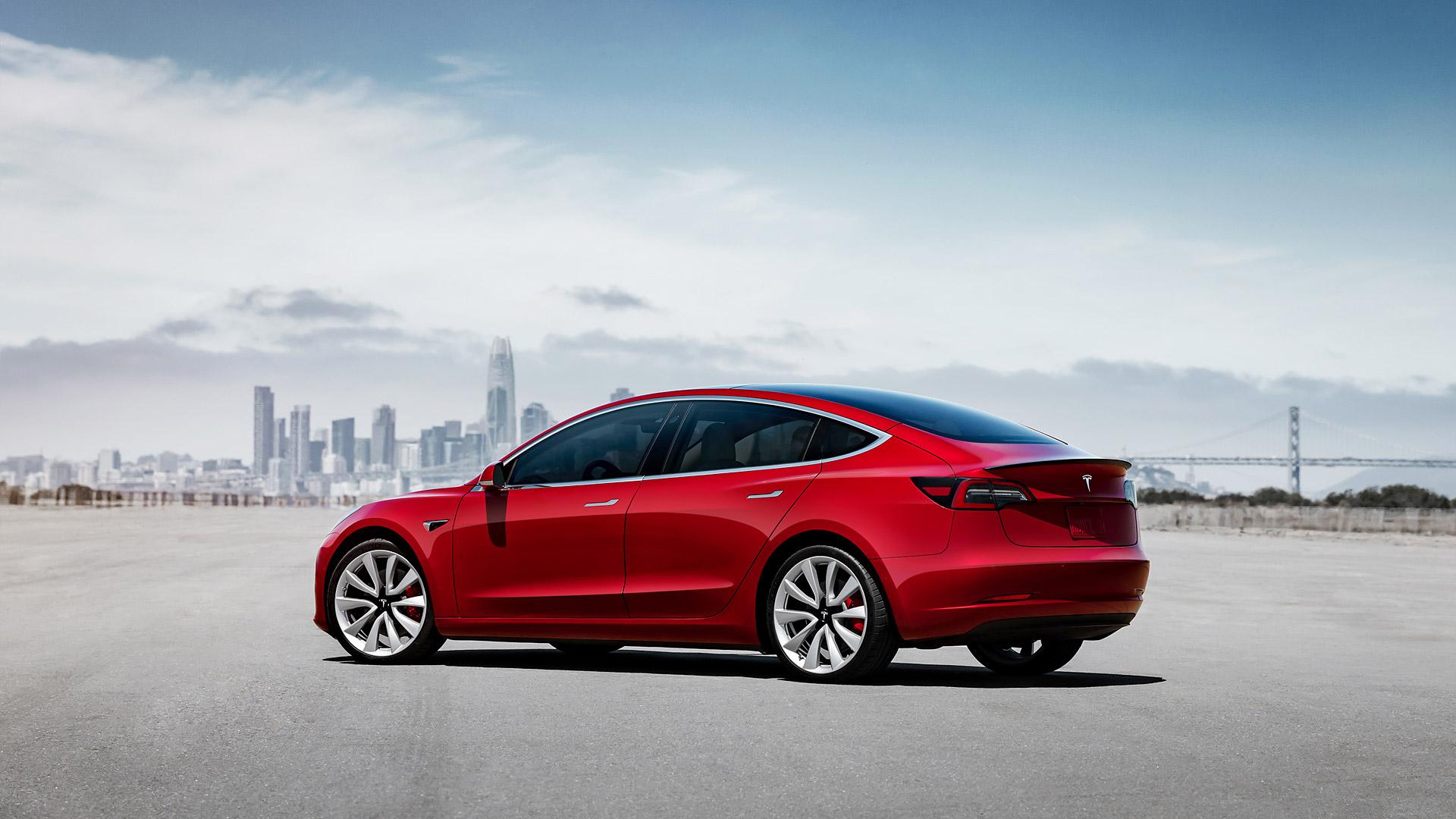 1920x1080 Tesla Model 3 Wallpaper