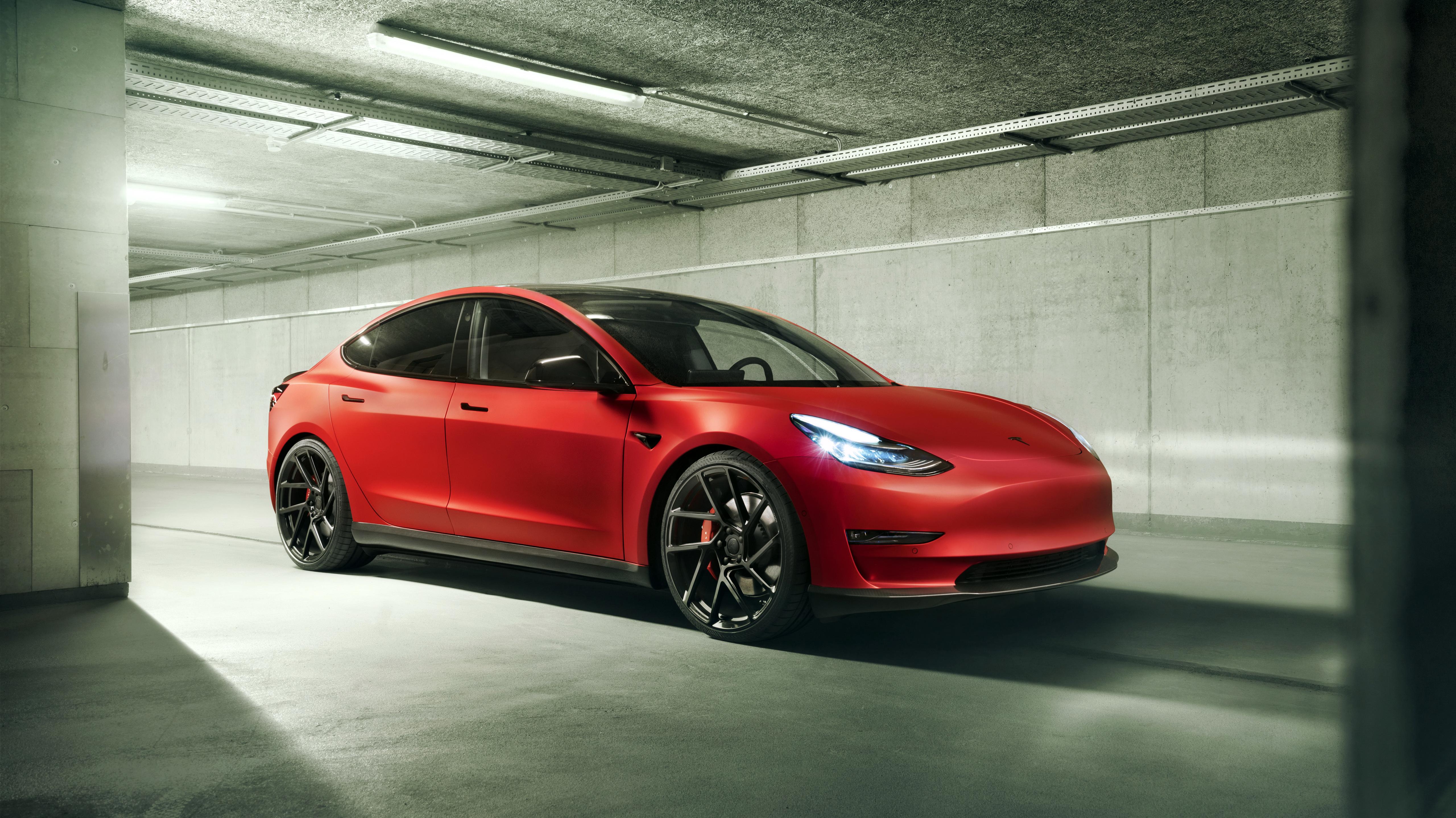 5120x2880 Novitec Tesla Model 3 2019 4K Wallpaper. HD Car Wallpaper