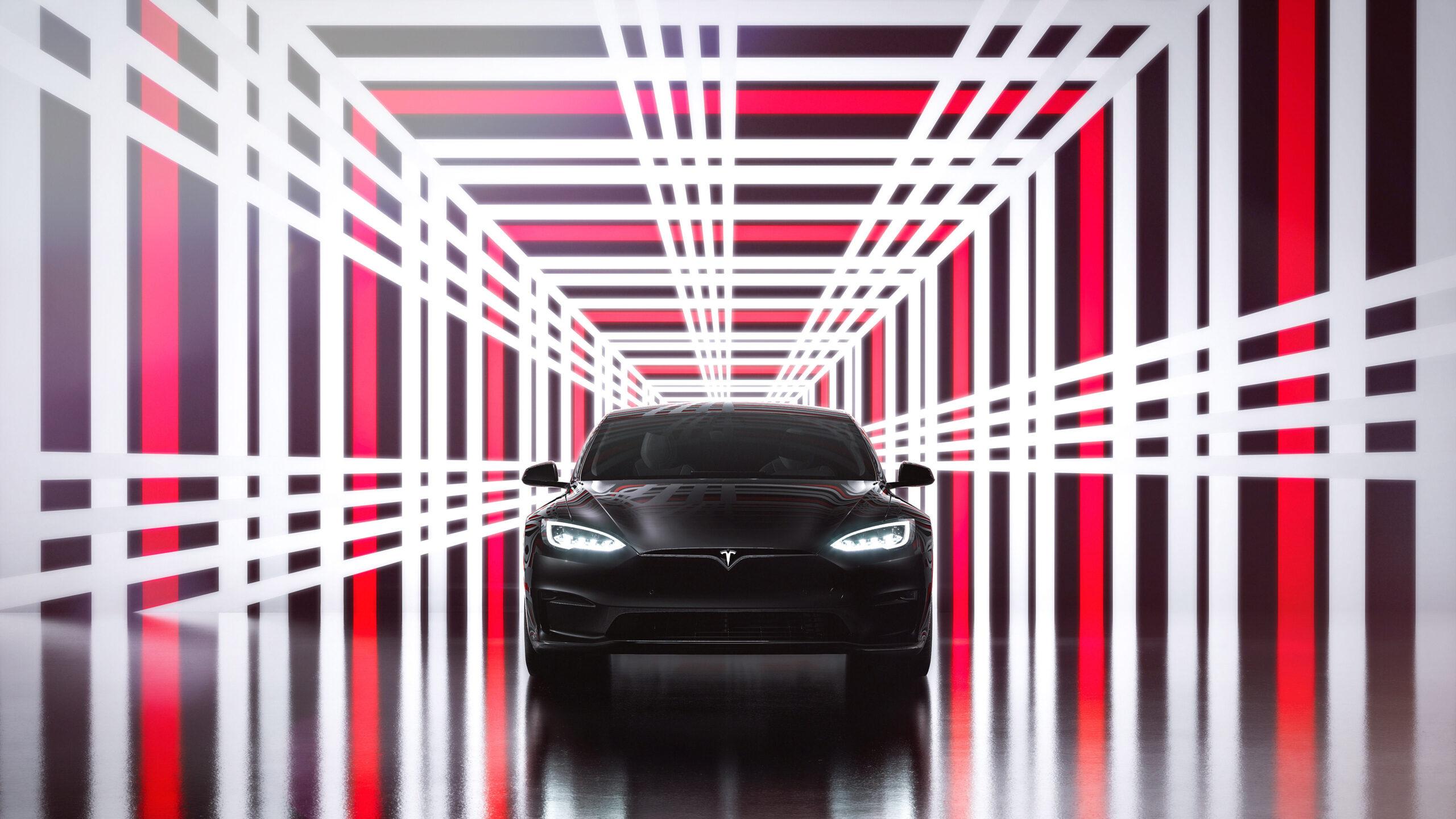 2560x1440 Tesla Model S Plaid Wallpaper