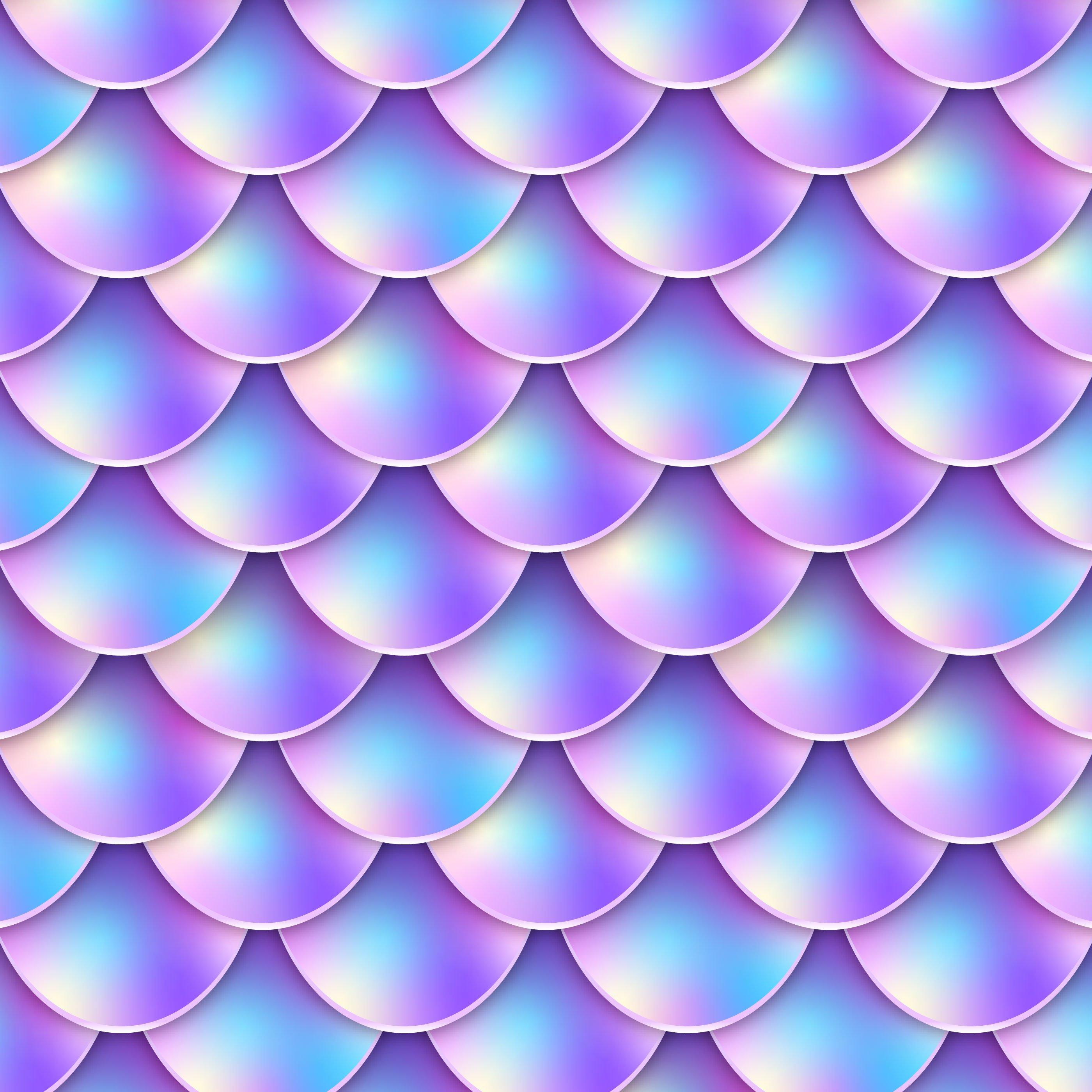 2800x2800 Mermaid Tail Pastel Background
