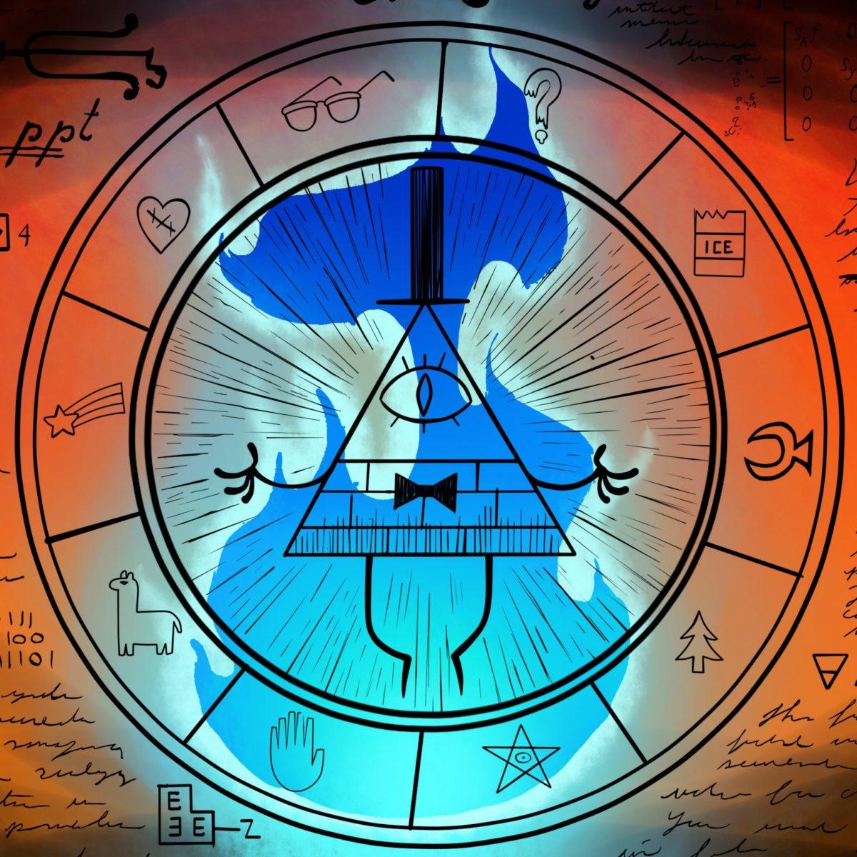 1200x1200 Download Bill Cipher Wheel Gravity Falls 2048 X 2048 Bill Cipher Wheel