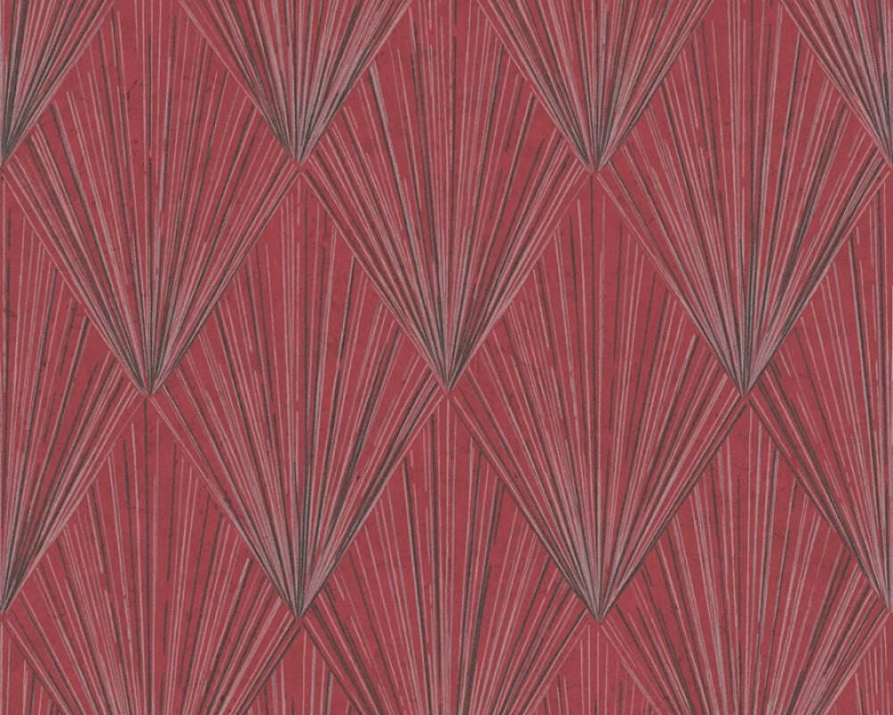 1000x800 Livingwalls Wallpaper «Graphics, Black, Metallic, Red» 378642