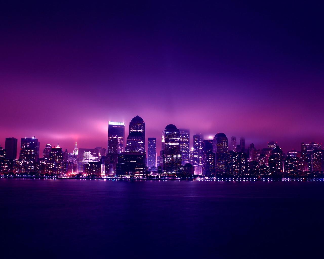 1280x1024 Aesthetic City Night Lights 1280x1024 Resolution HD 4k