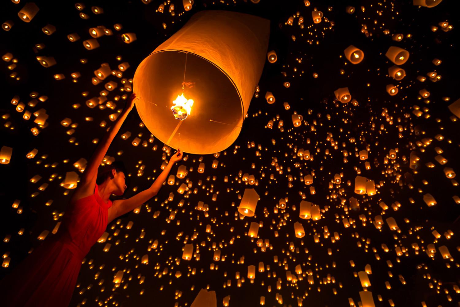 1500x1000 Incredibly Beautiful Photo of the Yi Peng Lantern Festival