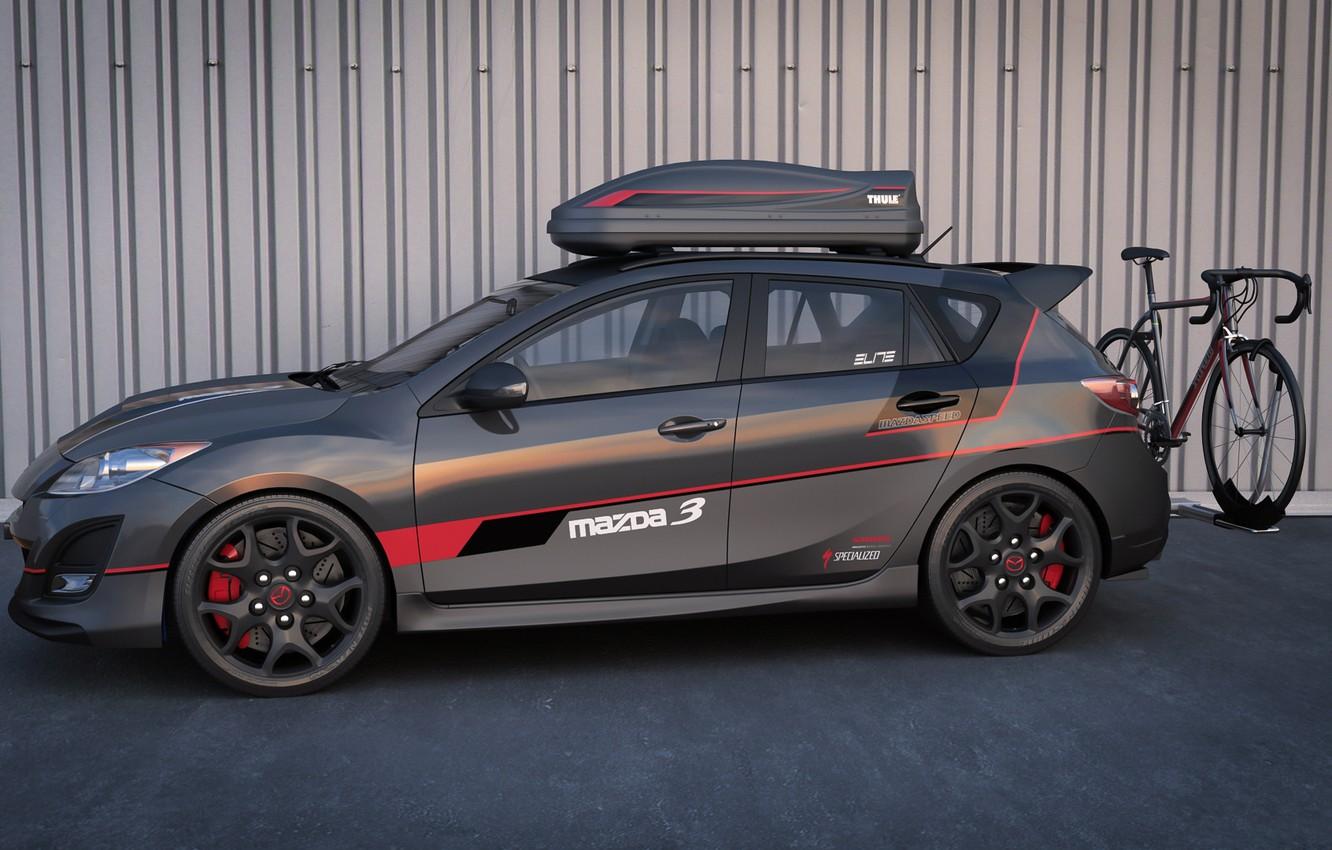 1332x850 Wallpaper graphics, art, dangeruss, Mazdaspeed sports modification, MPS, cycling edition, Mazda Performance Series image for desktop, section mazda