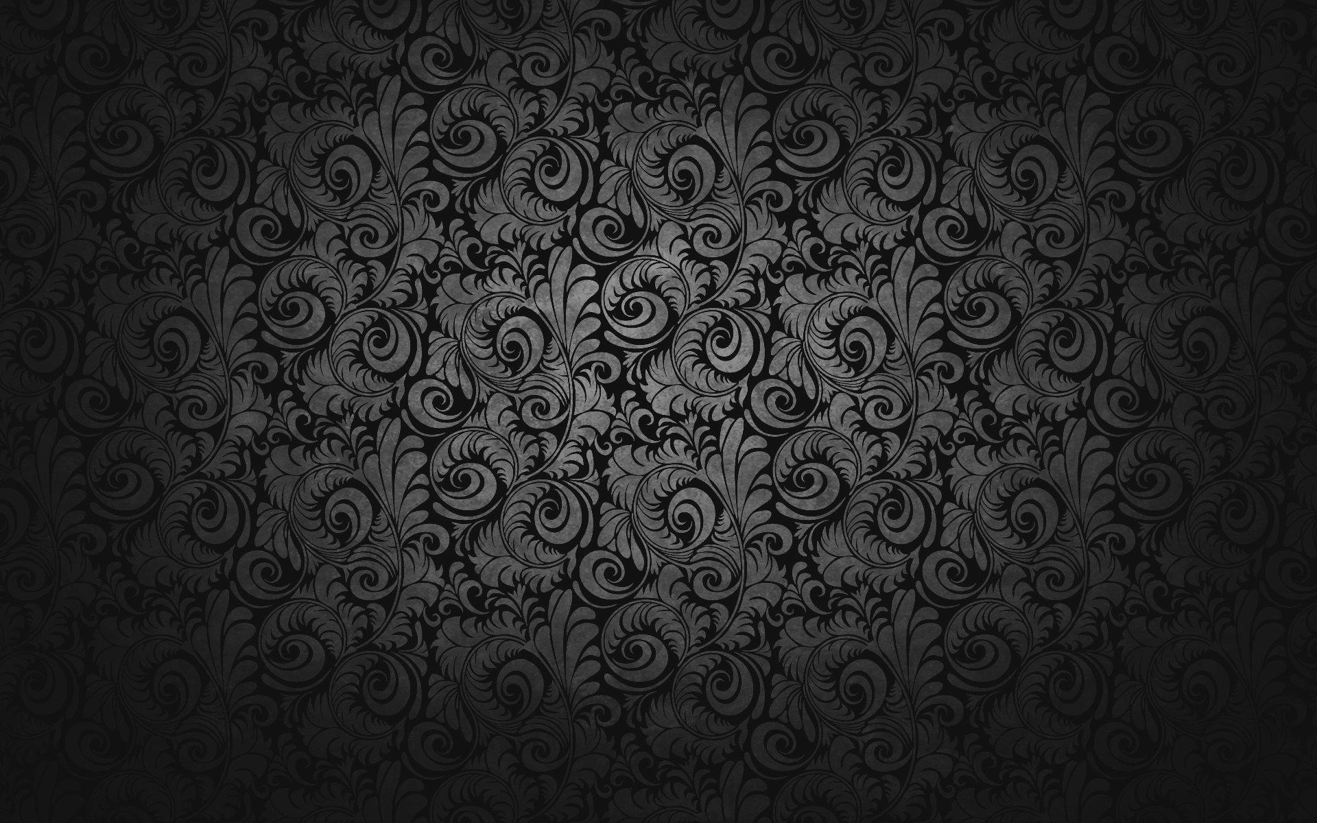 1920x1200 Download wallpaper texture, ornaments, patterns, black background for desktop with resolution 1920x1200. High Quality HD picture wallpaper