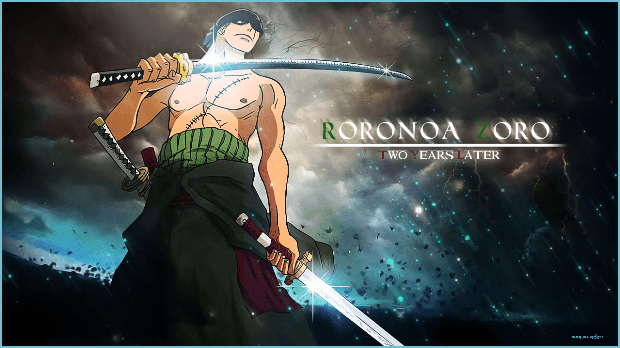 1241x698 One Piece Zoro New World Wallpaper Free One Piece Zoro New Zoro Wallpaper