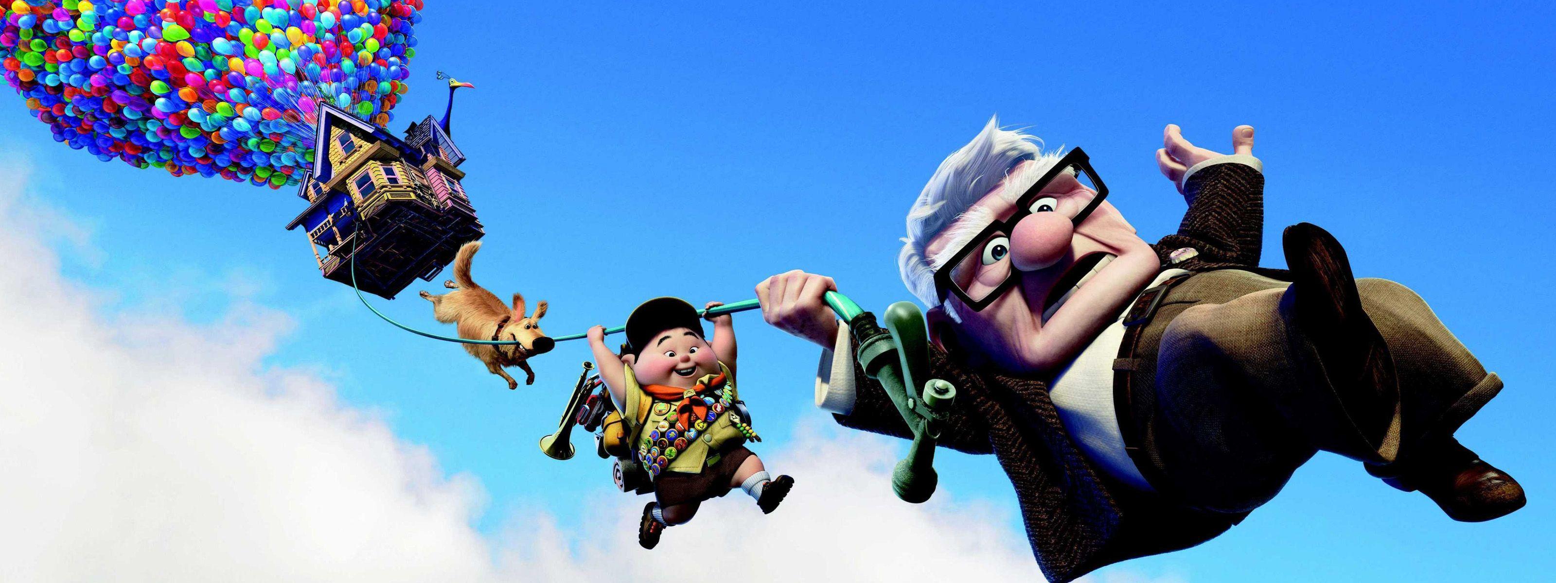 3200x1200 Up Movie Full HD Quality Background, Up Movie Wallpaper