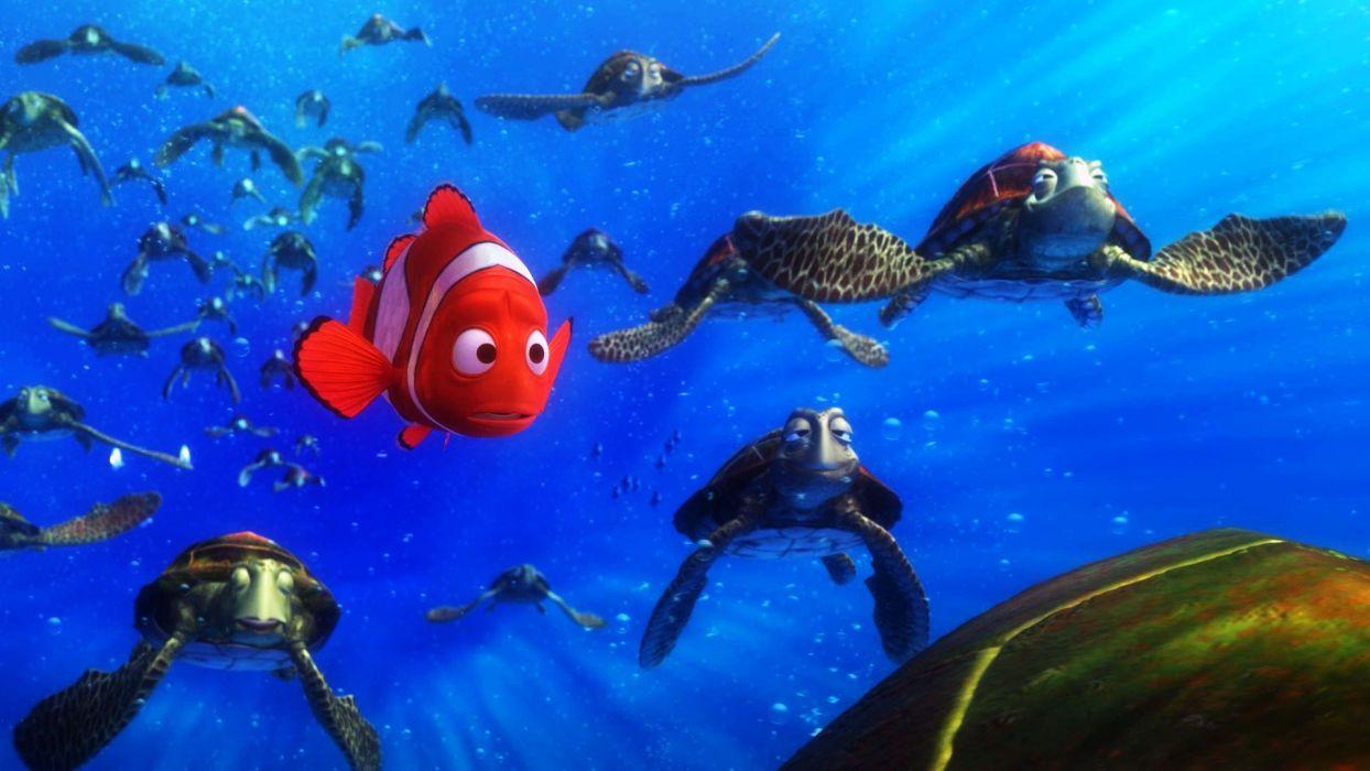 1244x700 FINDING NEMO Animation Underwater Sea Ocean Tropical Fish Adventure Family Comedy Drama Disney 1finding Nemo Turtle Wallpaperx1080