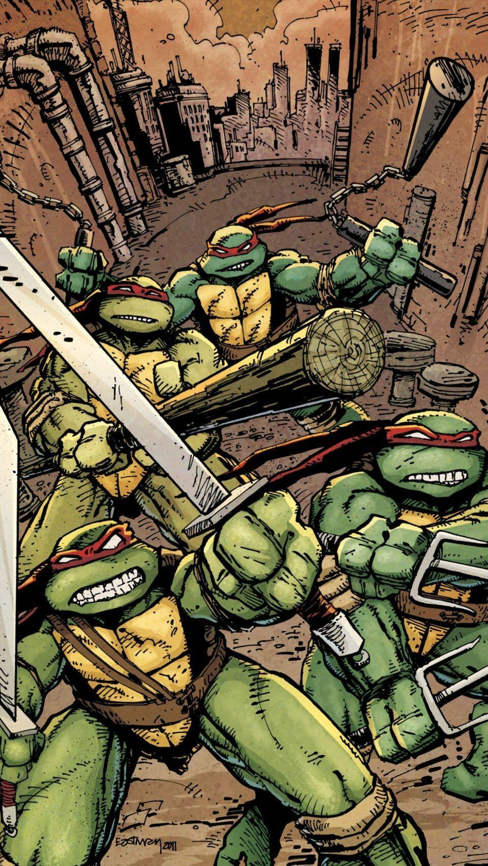 960x1704 Teenage Mutant Ninja Turtles Comic Book Wallpaper: HD, 4K, 5K for PC and Mobile. Download free image for iPhone, Android