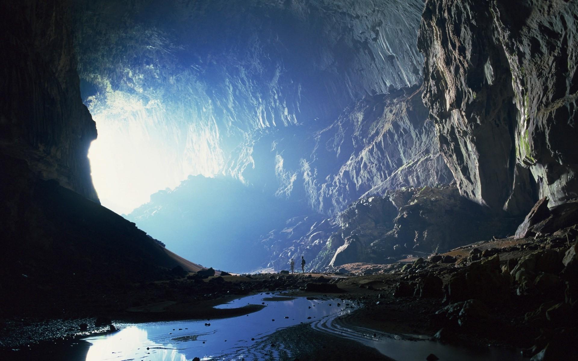 1920x1200 Cave, Rock, Cliff, Water, Dark, Huge, Malaysia, Nature, Herd Of Instinct