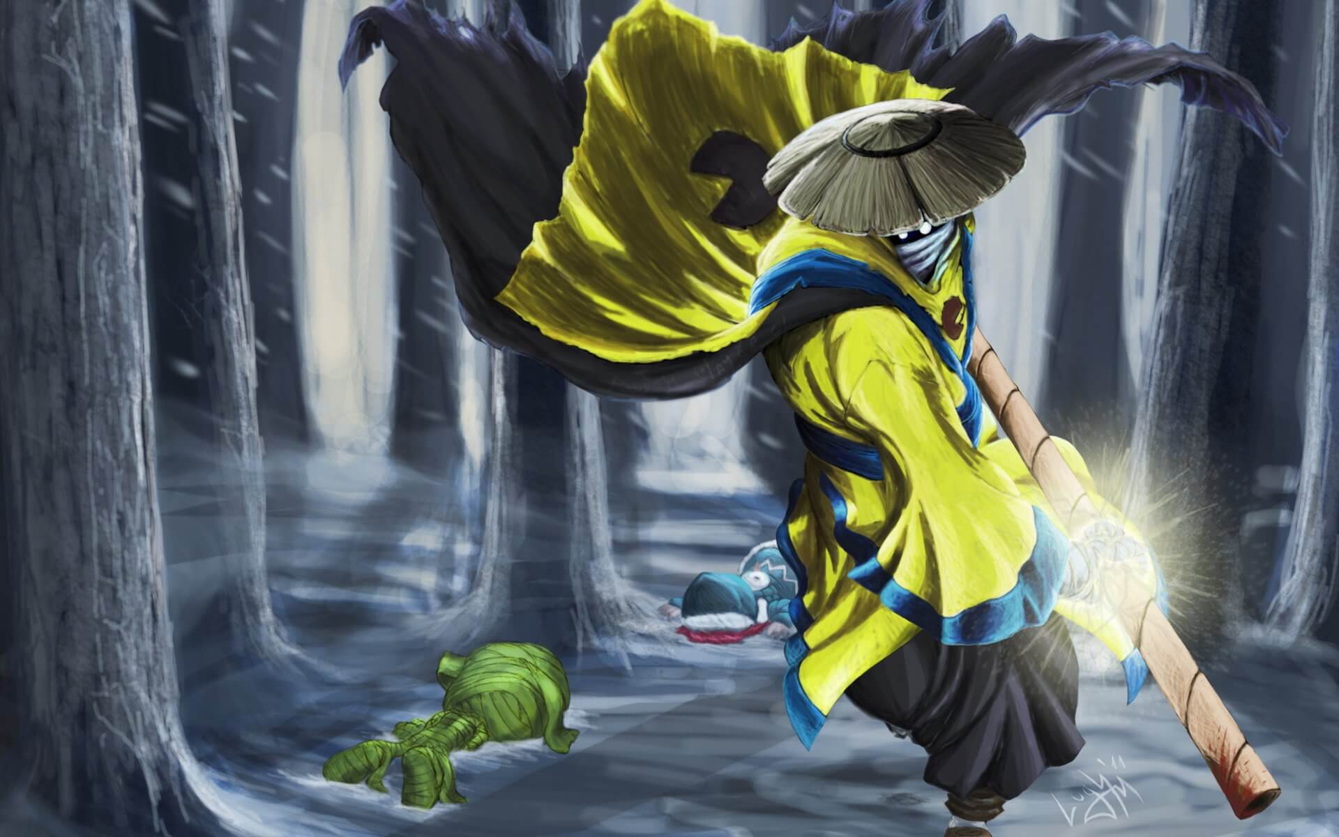 1920x1200 League of Legends: Jax Battle HD Wallpaper • GamePhD