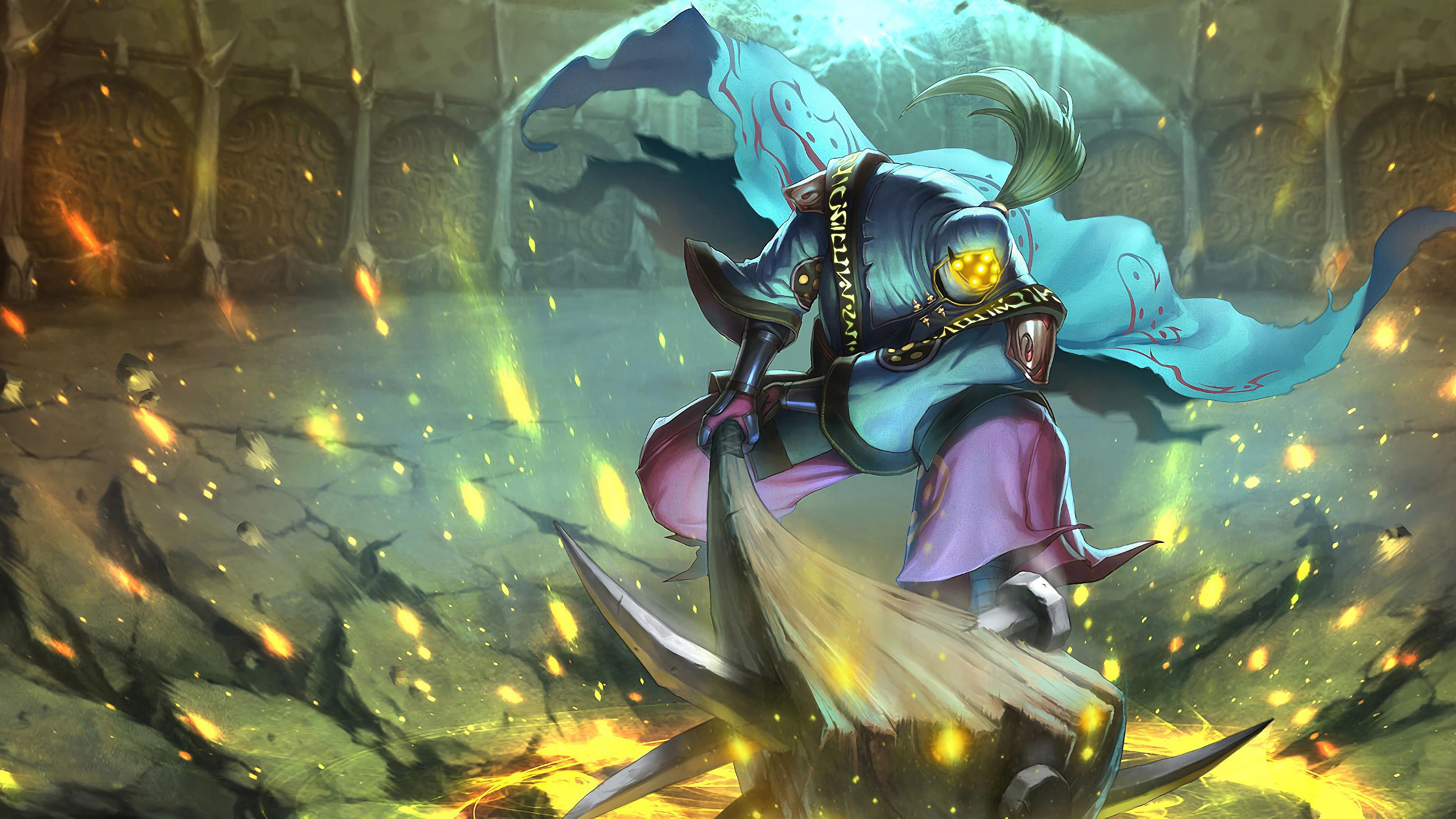 3840x2160 Wallpaper 4k Vandal Jax LoL Splash Art League of Legends lol Wallpaper