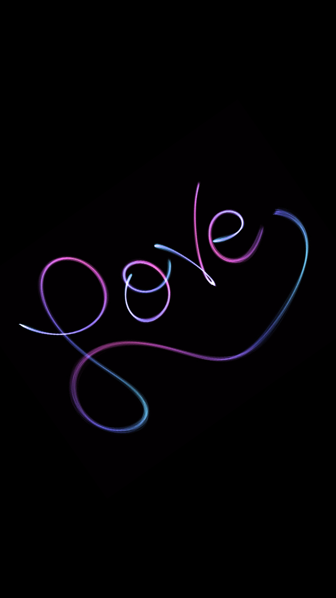 1080x1920 Black Neon Wallpaper
